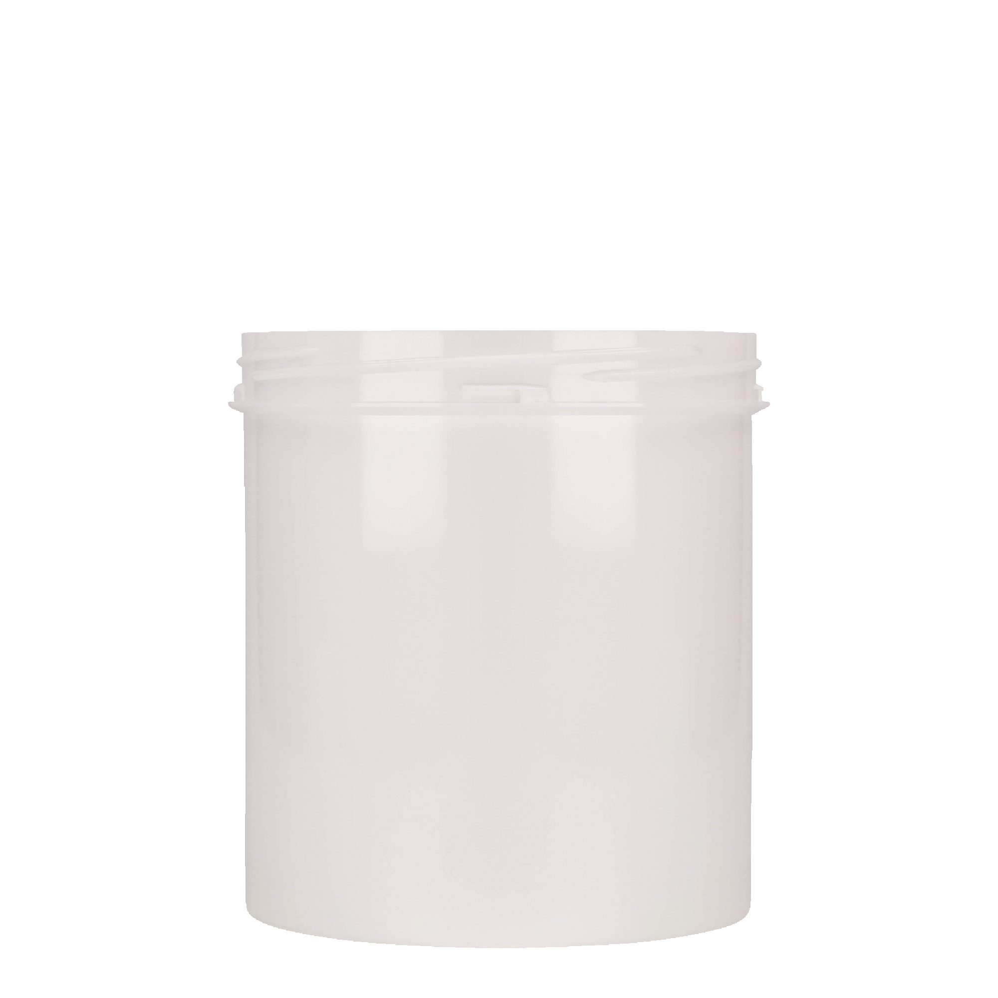 Boîte en plastique 1 000 ml 'Securilock', PP, blanche, bouchage: Bougage à vis