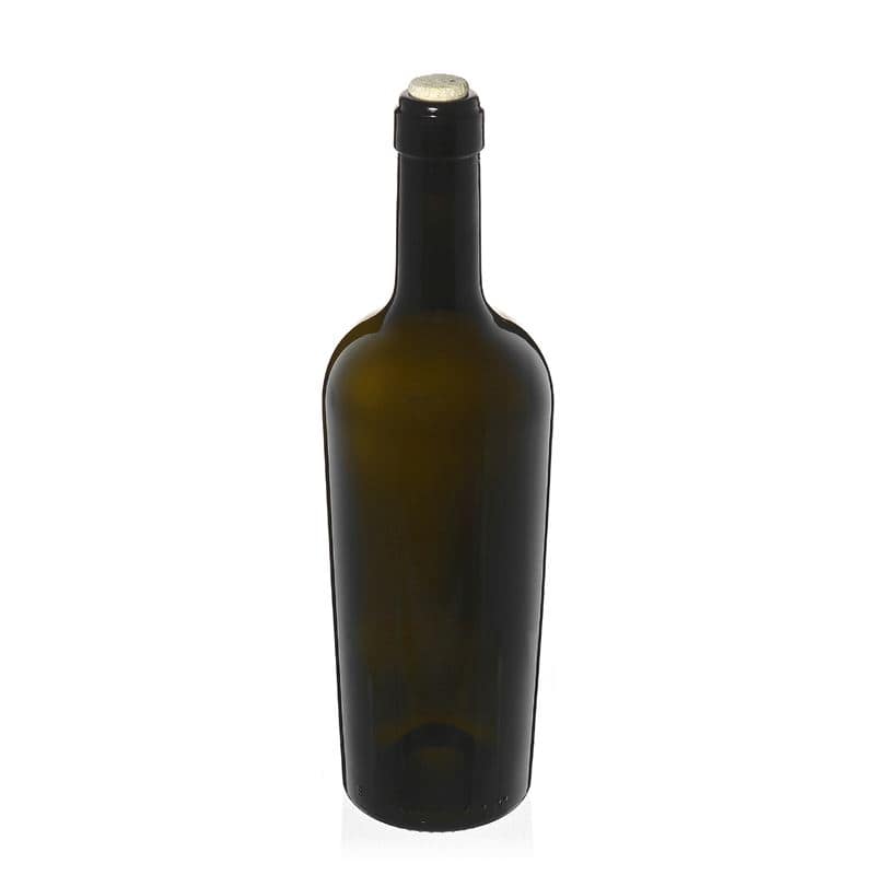 Bouteille de vin 750 ml 'Imperiale', vert antique, bouchage: bouchon