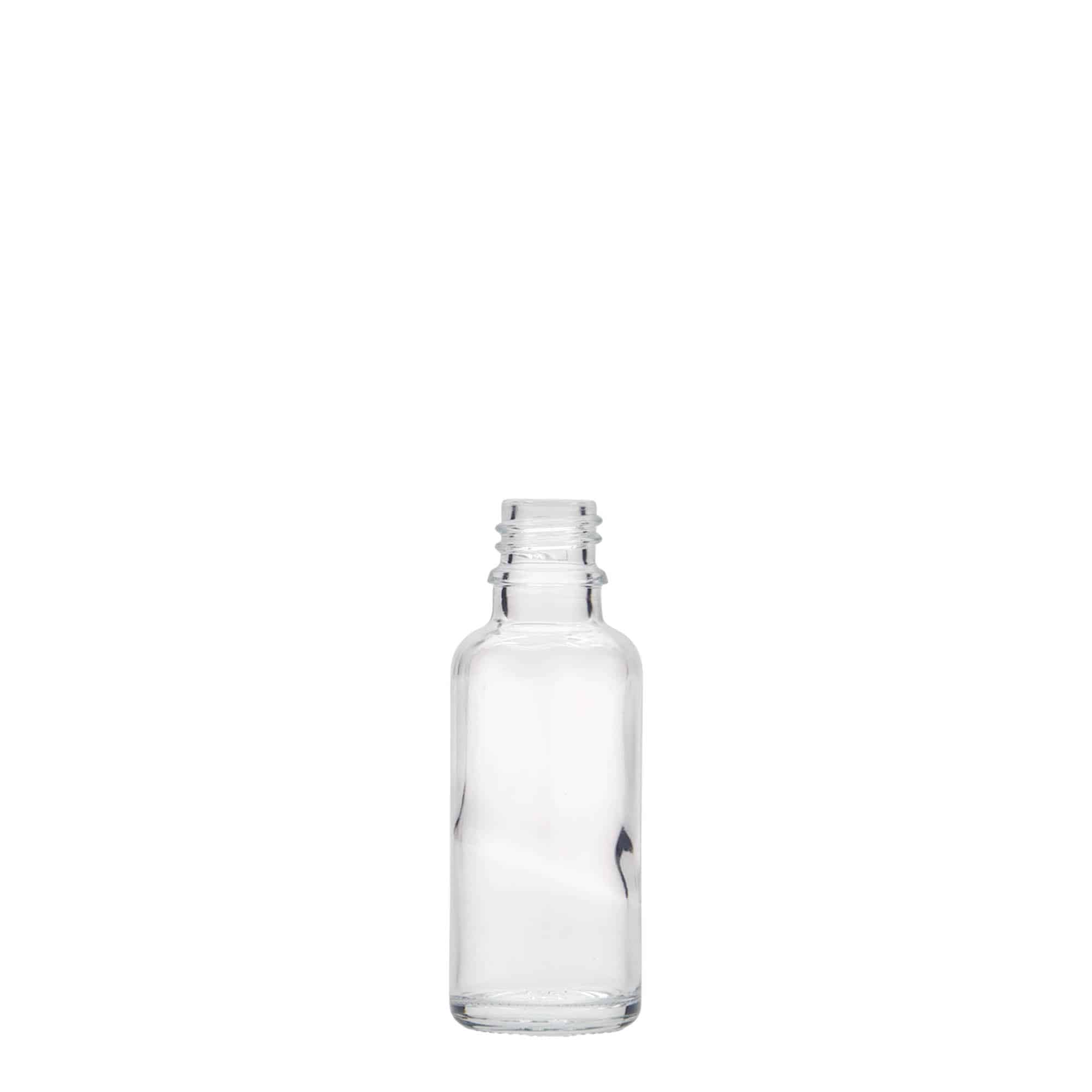 Flacon pharmaceutique 30 ml, verre, bouchage: DIN 18