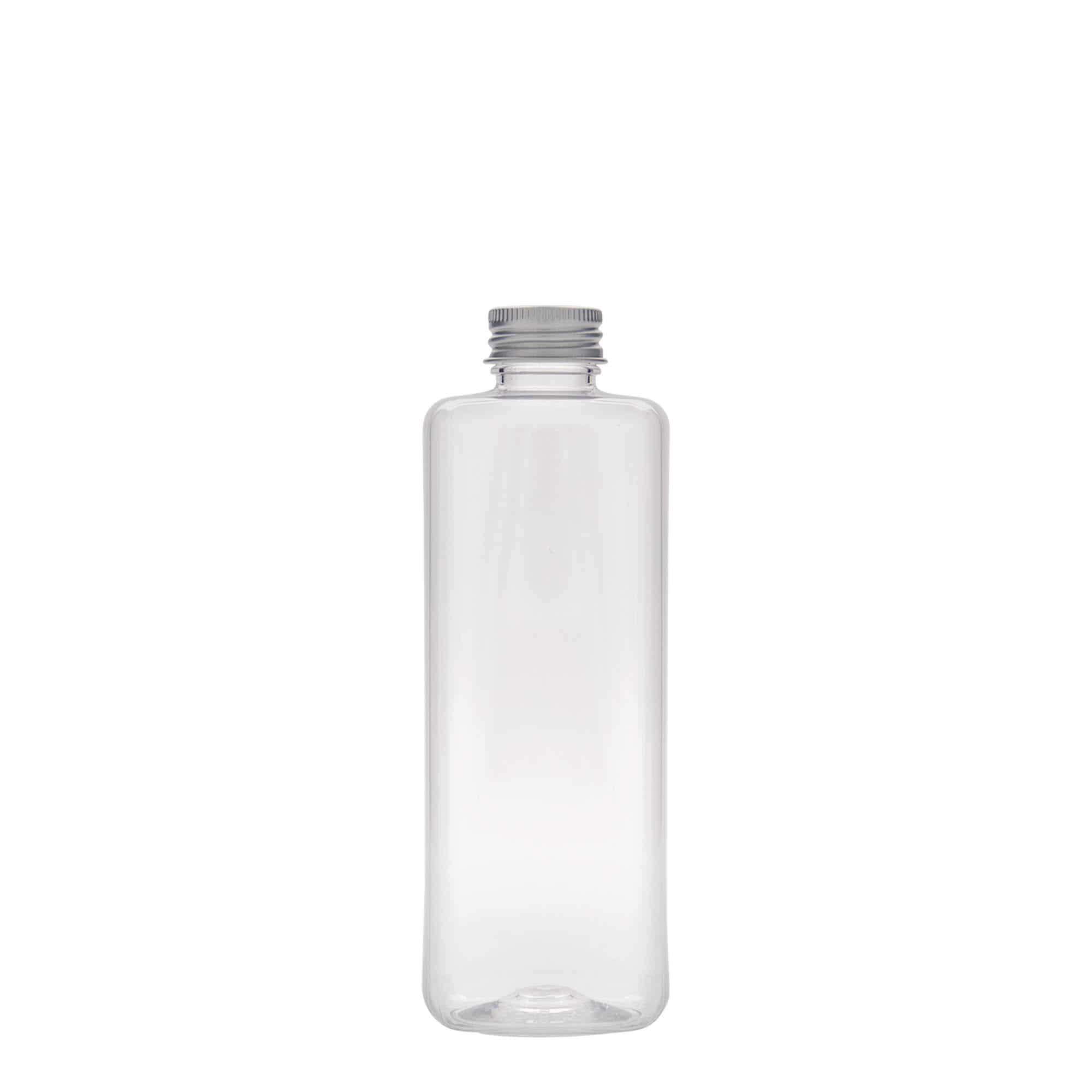 Bouteille en PET 300 ml 'Karl', carrée, plastique, bouchage: GPI 24/410