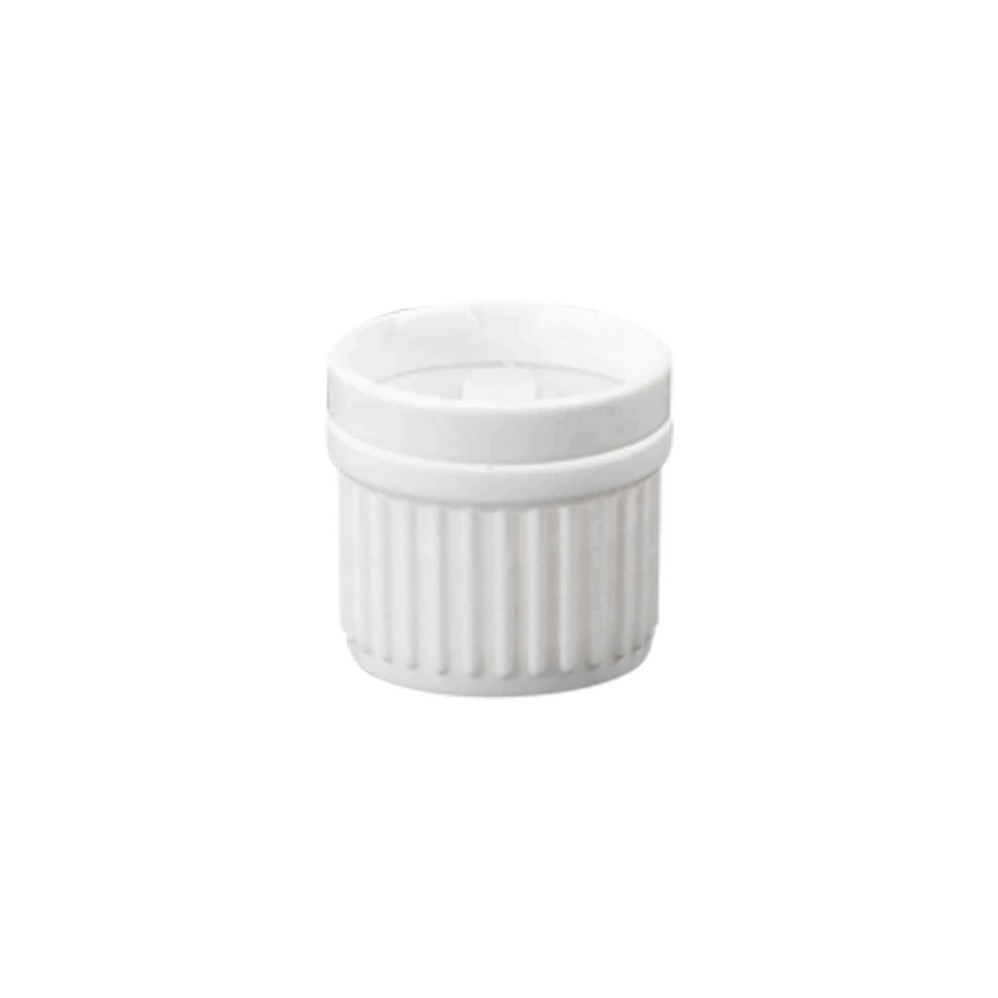 Insert pour flacon Roll-on 50 ml, plastique LDPE, blanc, nature