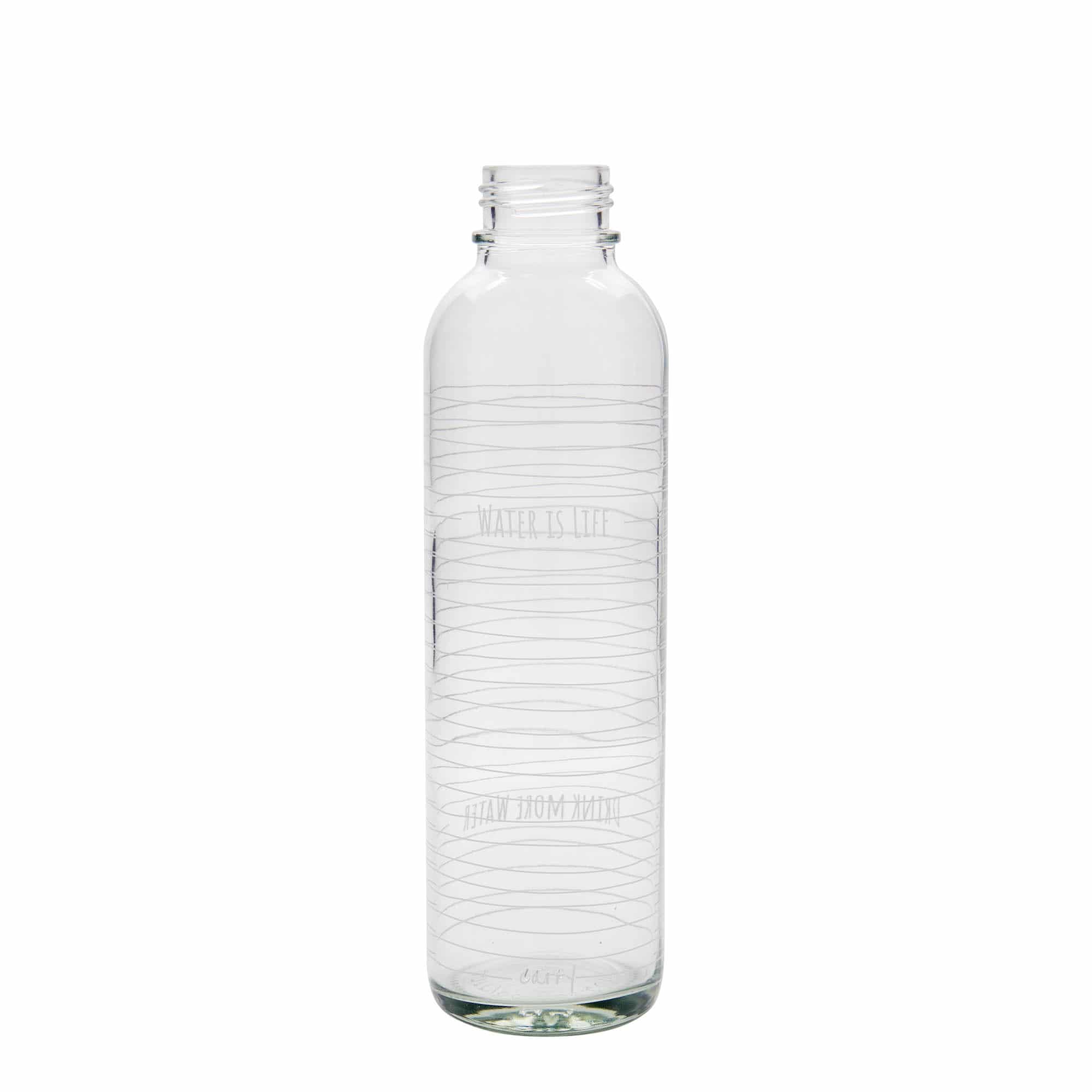 Gourde 700 ml 'CARRY Bottle', motif : Water is Life, bouchage: Bougage à vis