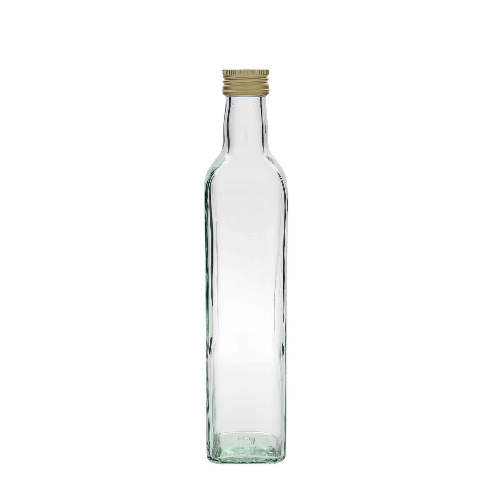 Bouteille en verre 500 ml 'Marasca', carrée, bouchage: PP 31,5