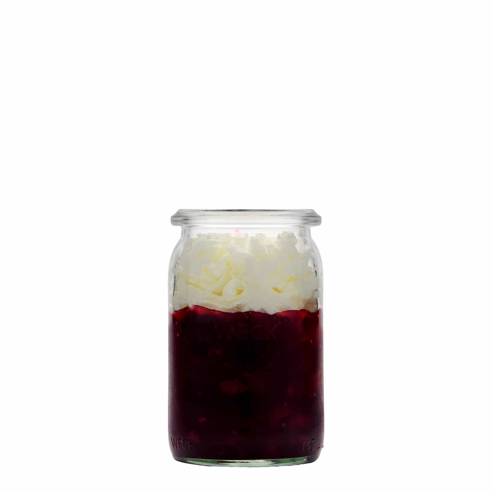 Bocal WECK cylindrique 145 ml, bouchage: bords arrondis
