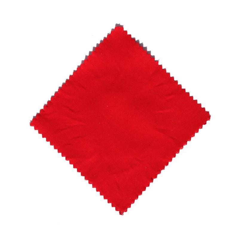 Napperon 15x15, carré, tissu, rouge, bouchage: TO58-TO82