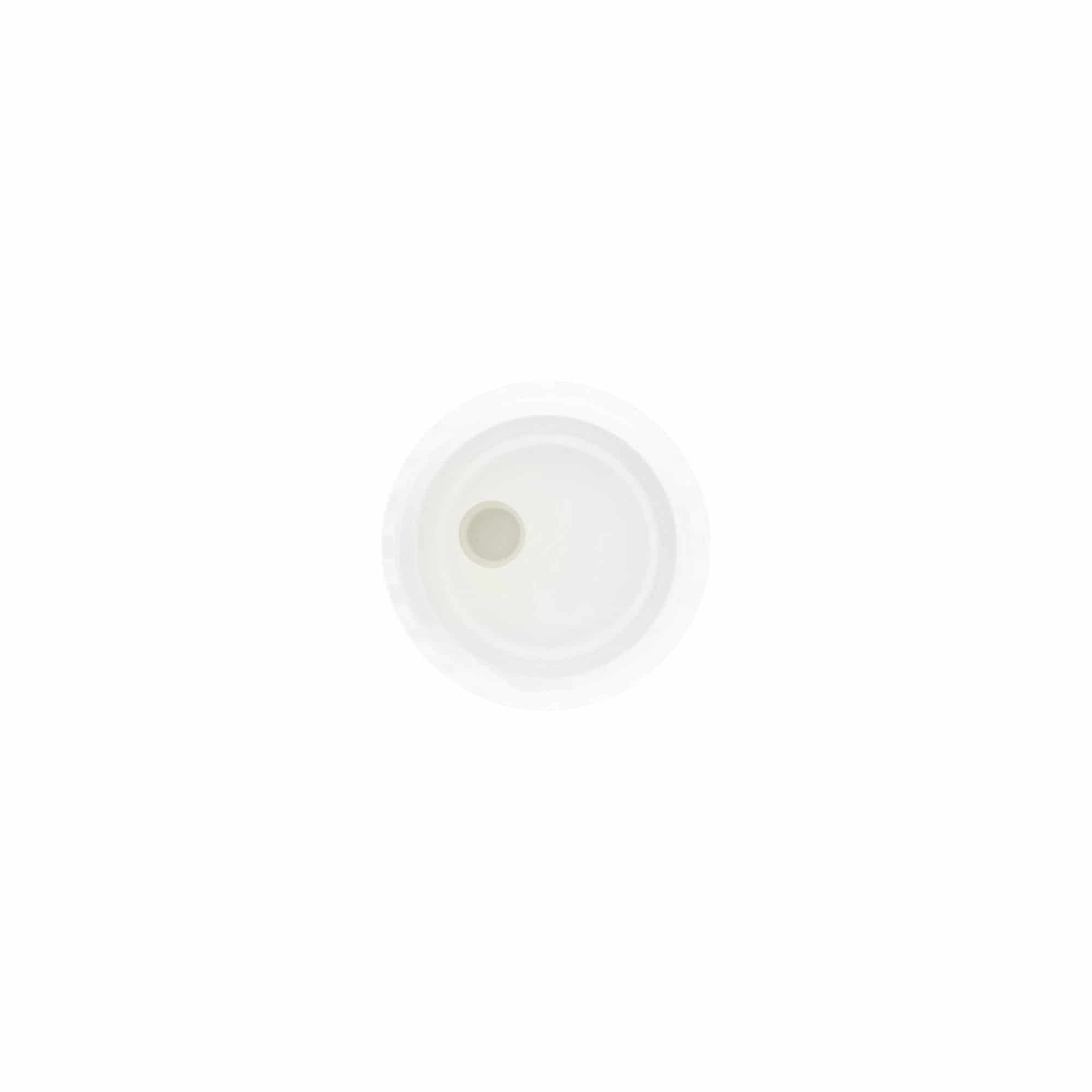 Bougage à vis Disc Top, plastique PP, blanc, pour bouchage: GPI 24/410