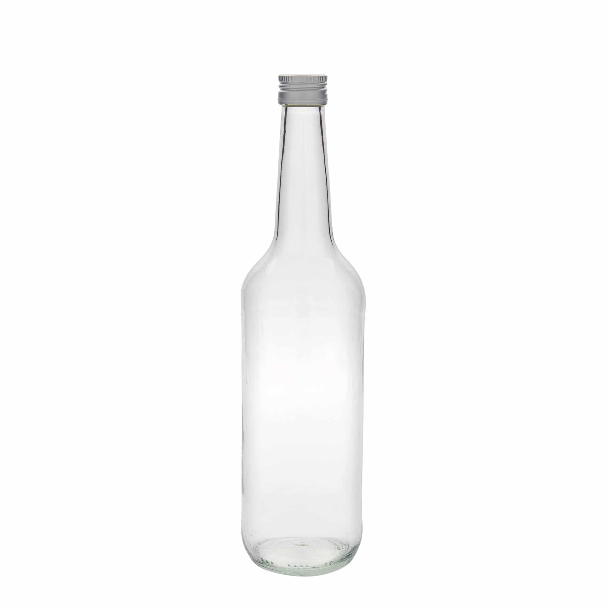 Bouteille en verre col droit 700 ml, bouchage: PP 28