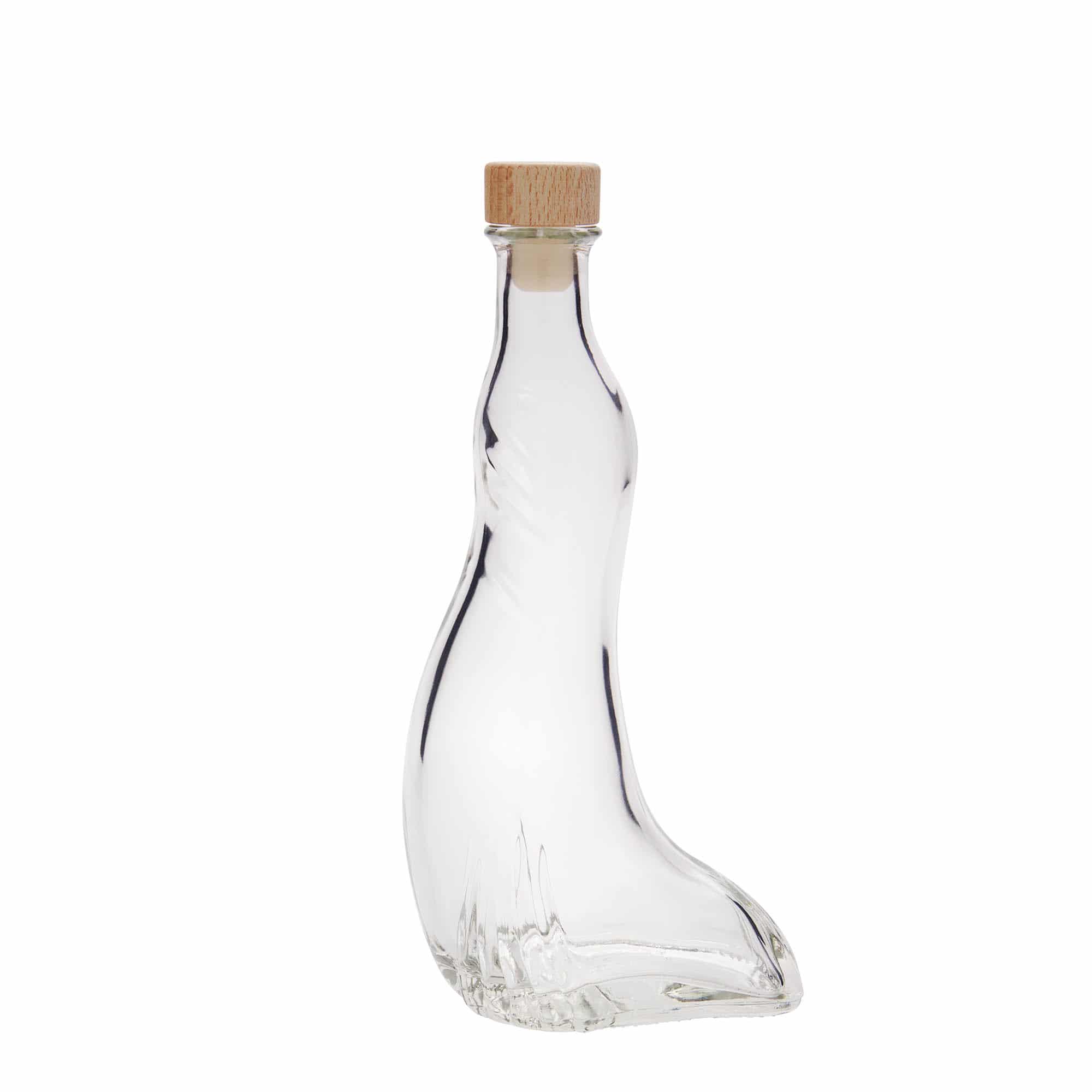 Bouteille en verre 200 ml 'Phoque', bouchage: bouchon