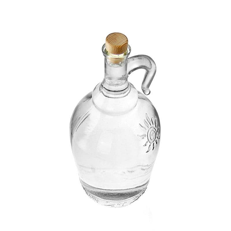 Bouteille en verre 2 000 ml 'Sunny', bouchage: bouchon