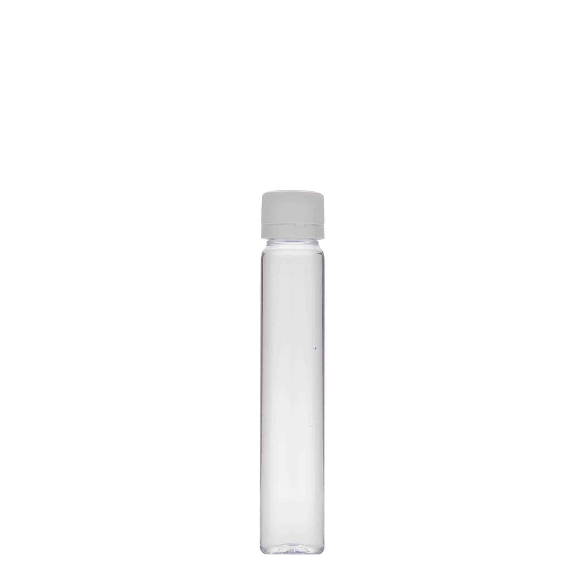 Éprouvette en PET 25 ml, plastique, bouchage: Bougage à vis