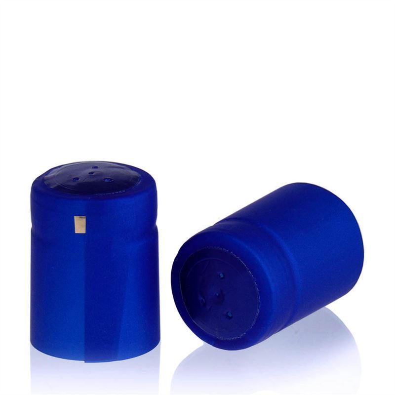 Capsule thermo-rétractable 32x41, plastique PVC, bleu