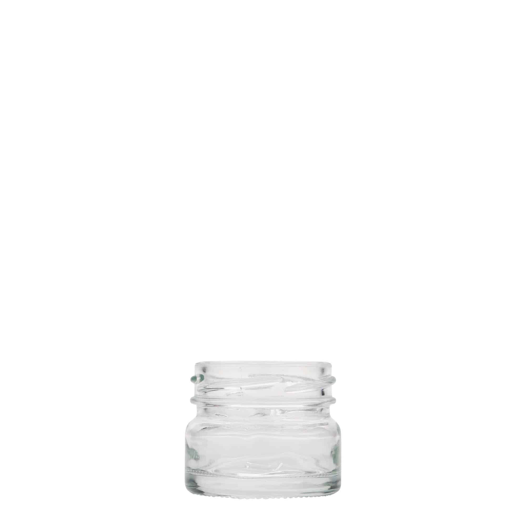 Bocal cylindrique plat 30 ml, bouchage: Twist-Off (TO 43)