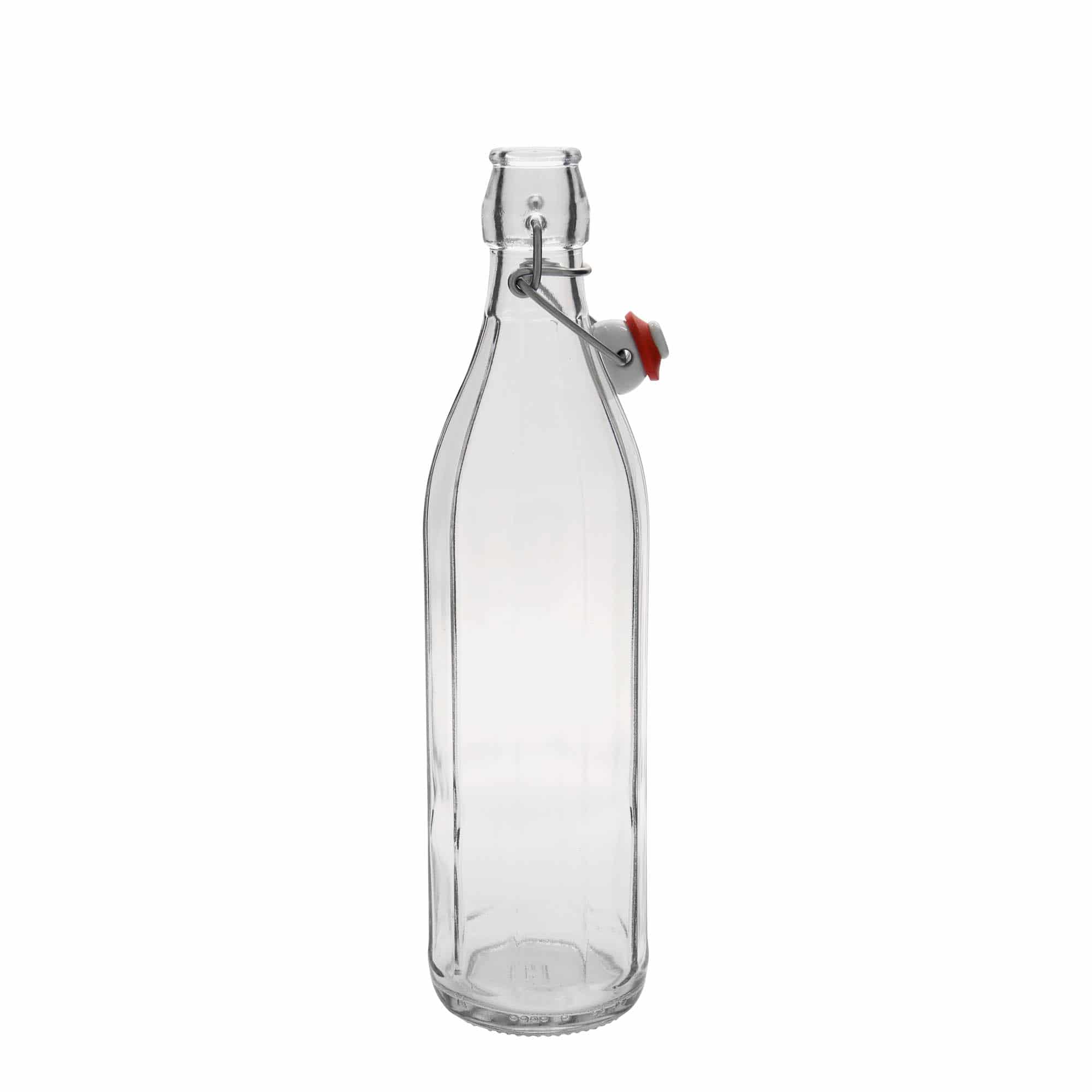 Bouteille en verre 750 ml 'Bravo', décagonale, bouchage: bouchon mécanique