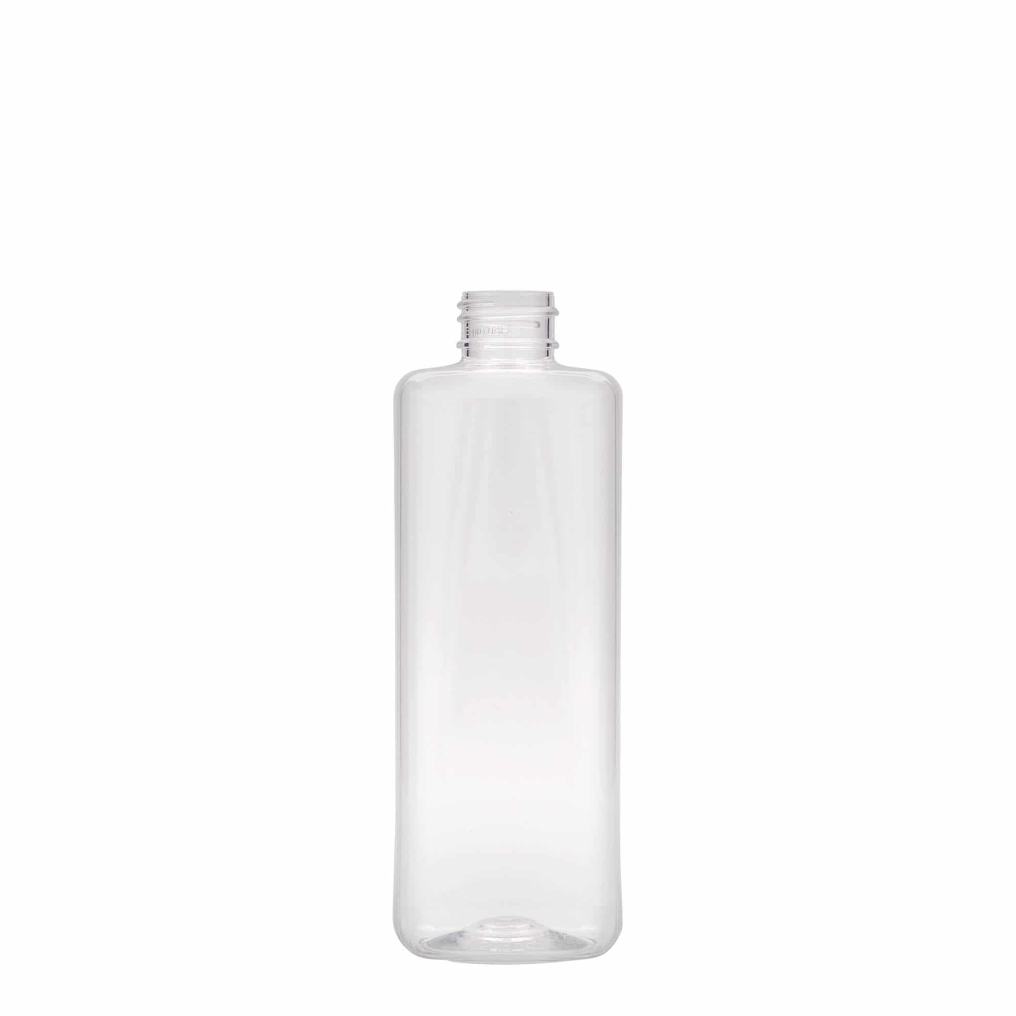 Bouteille en PET 300 ml 'Karl', carrée, plastique, bouchage: GPI 24/410