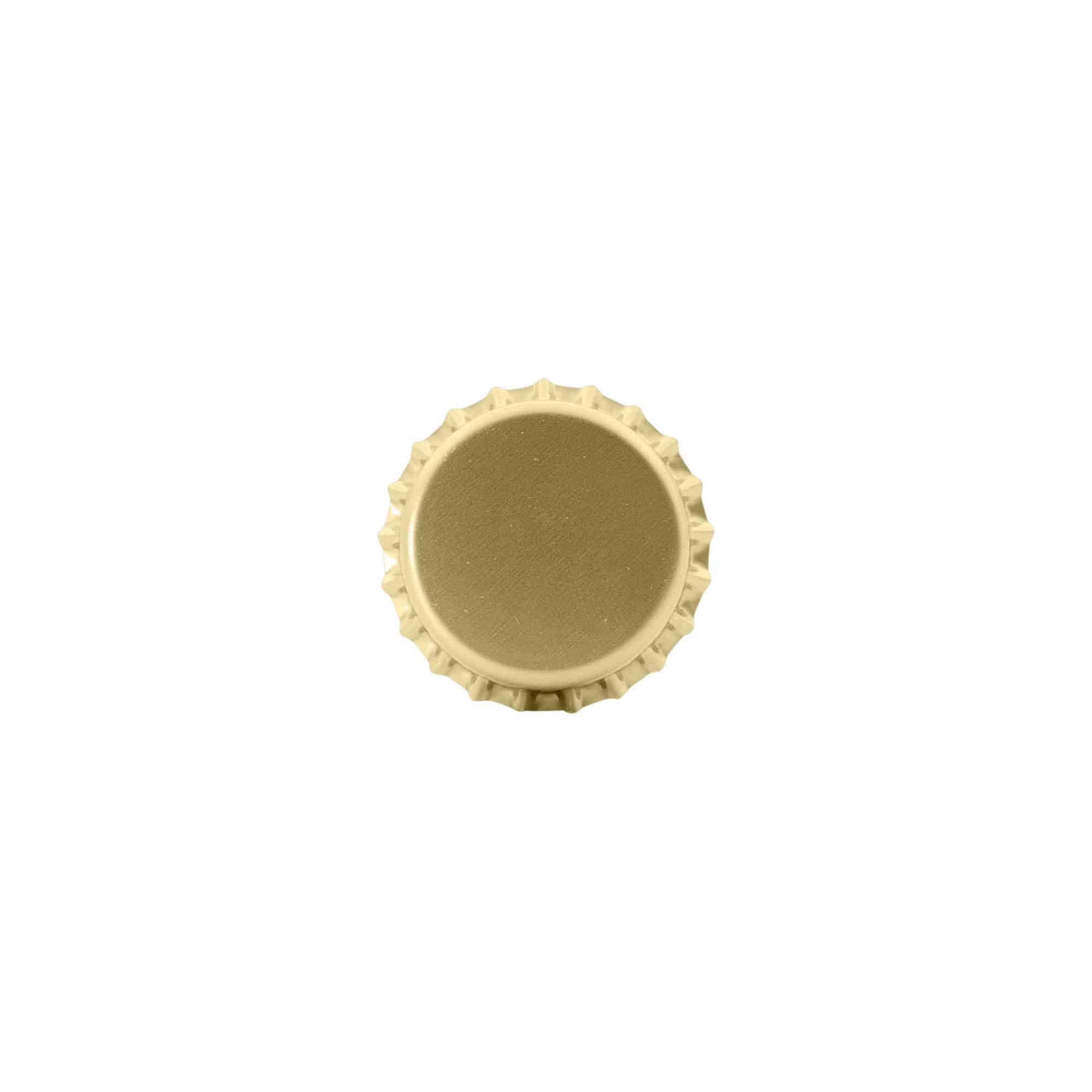 Capsules couronnes 26 mm, métal, doré