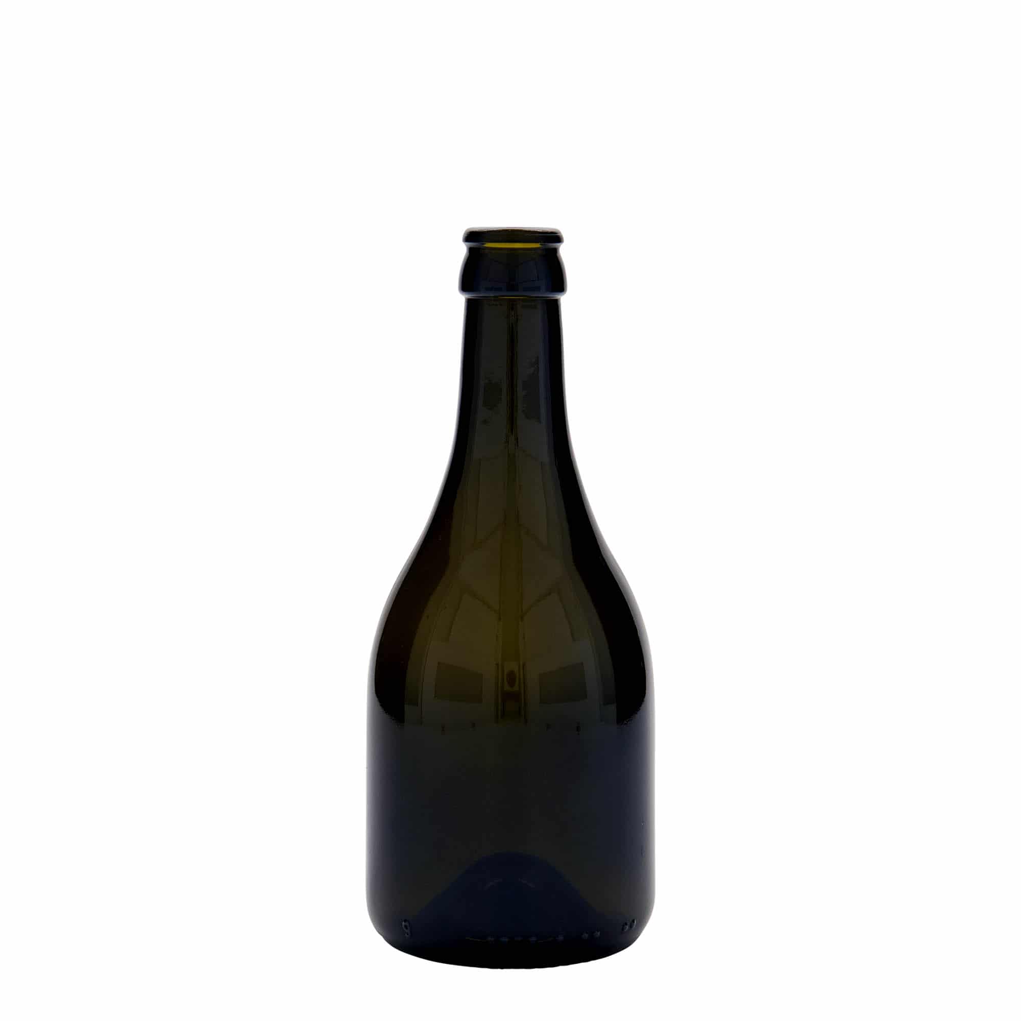 Bouteille de bière 330 ml 'Horta', verre, vert antique, bouchage: capsules couronnes