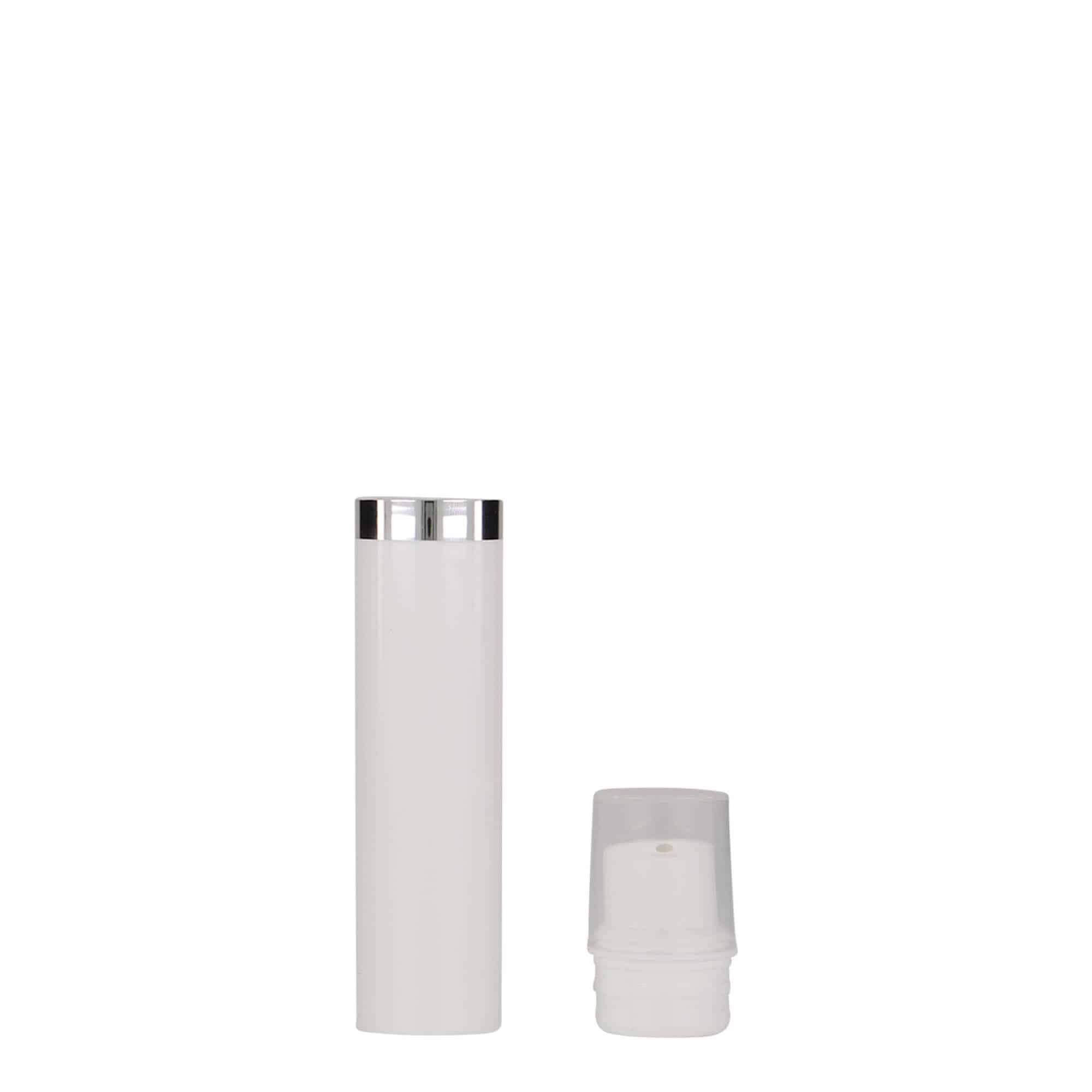 Flacon airless 15 ml 'Nano', plastique PP, blanc