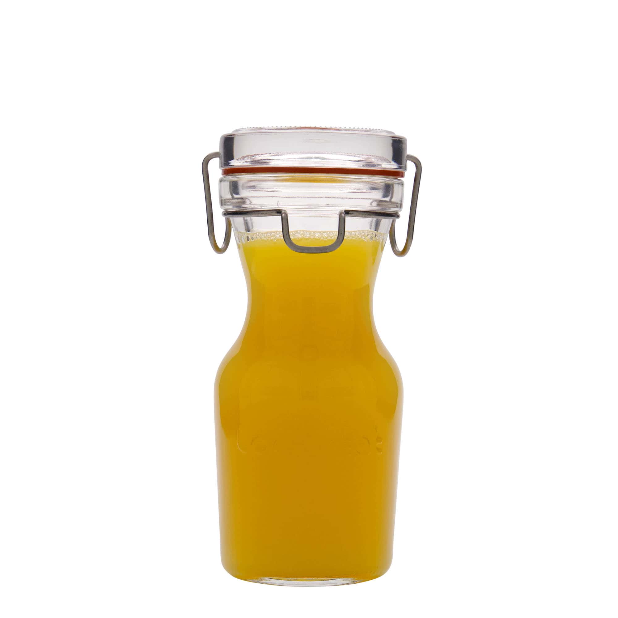 Carafe en verre 250 ml 'Lock-Eat', bouchage: bouchon mécanique