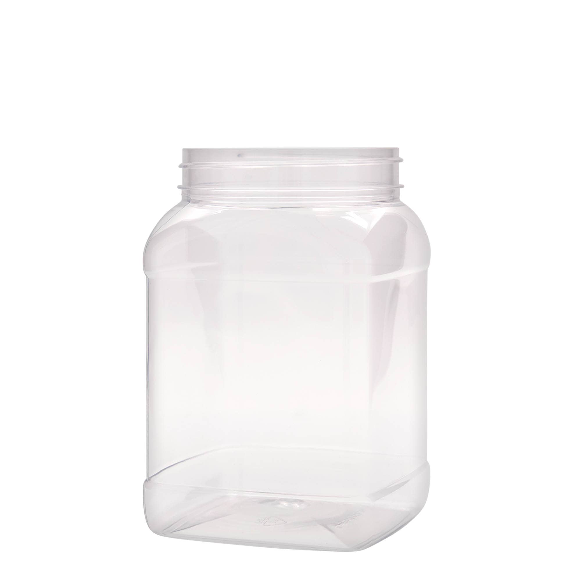 Boîte PET 1 500 ml 'Dana', carrée, plastique, bouchage: 100/400