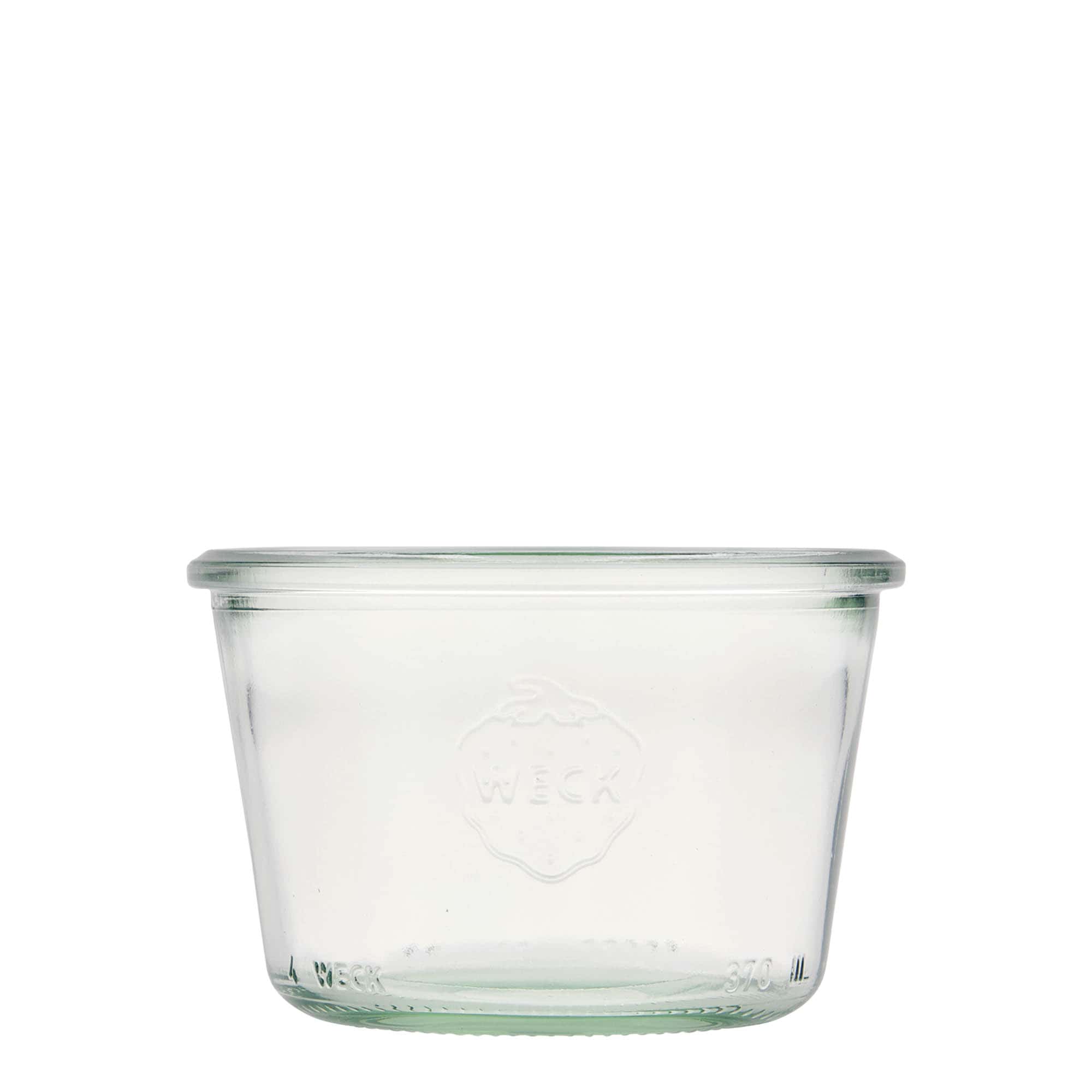 Verrine WECK 370 ml, bouchage: bords arrondis