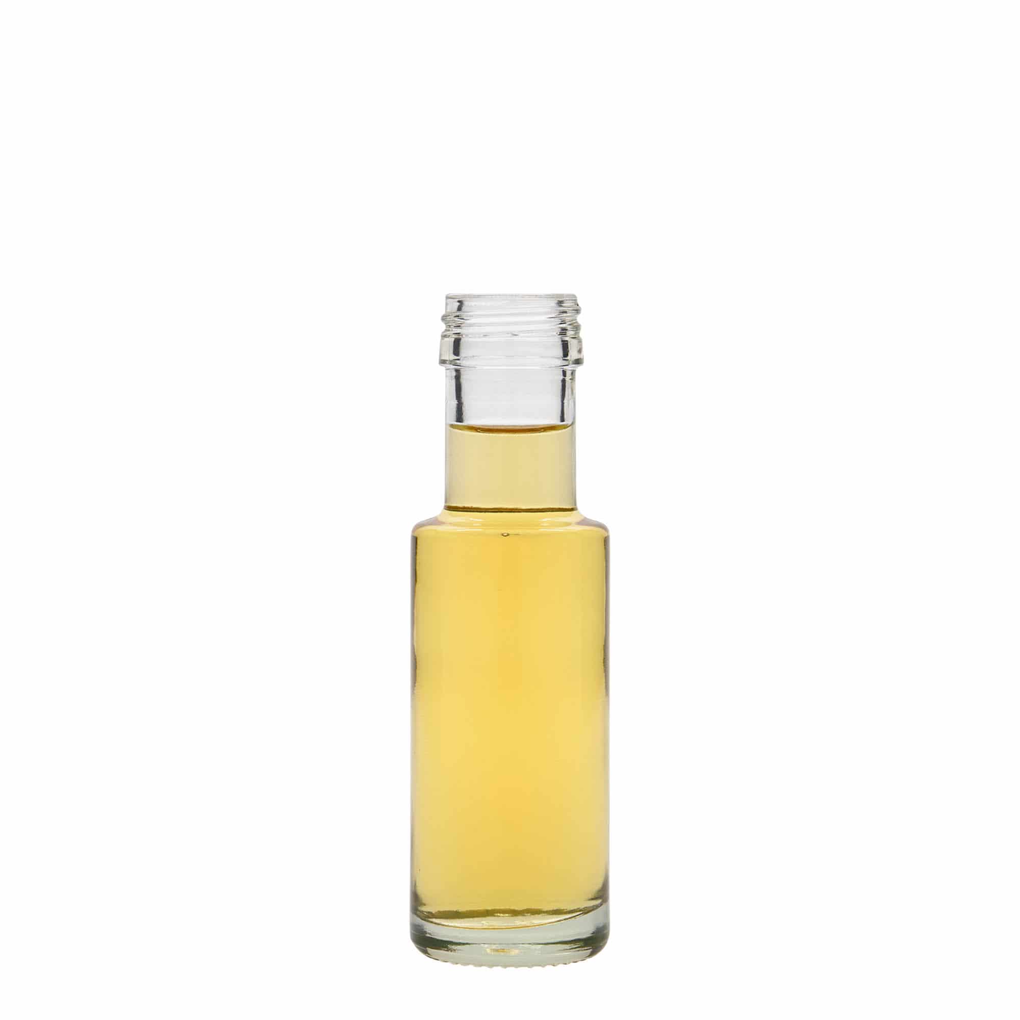 Bouteille en verre 100 ml 'Dorica', bouchage: PP 31,5