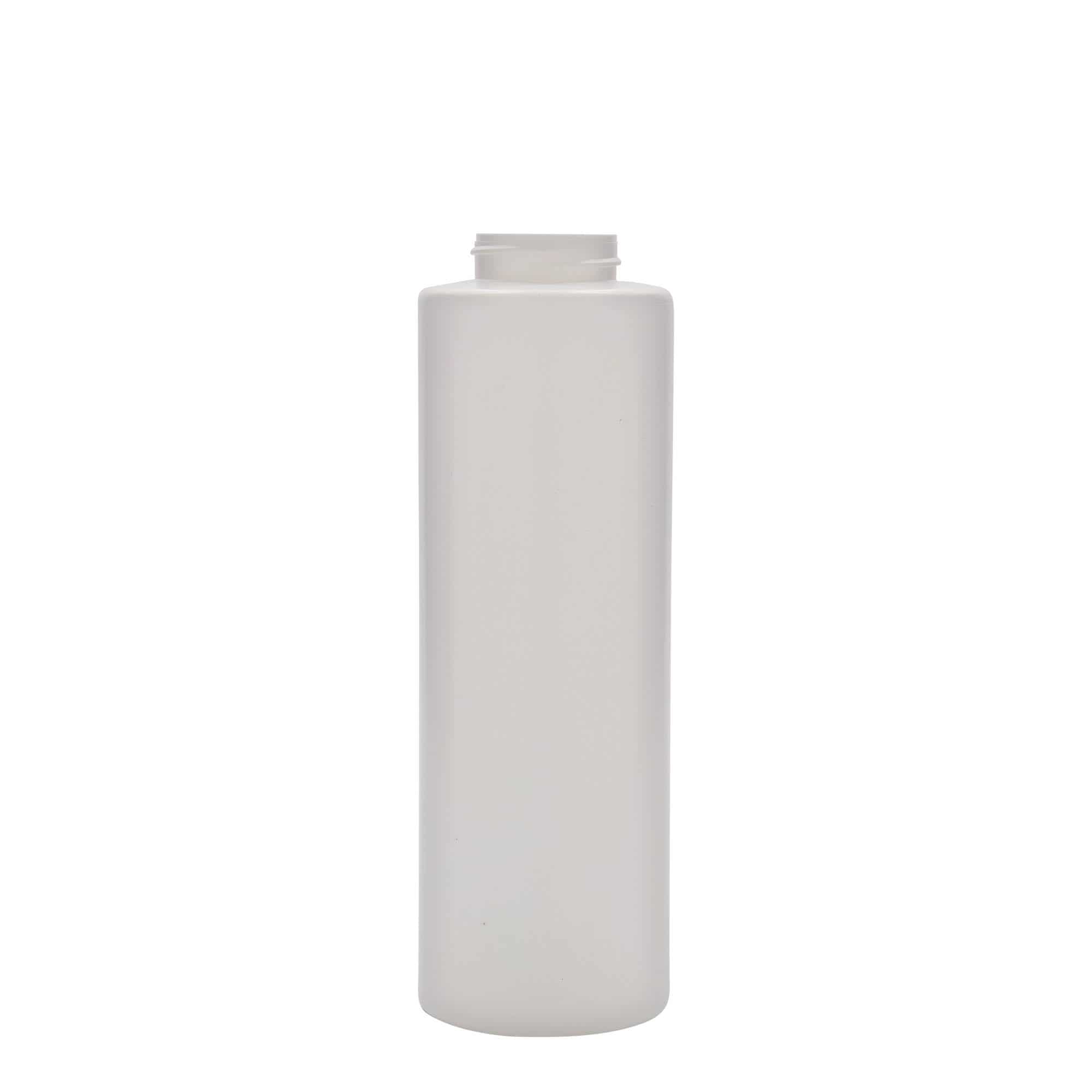 Flacon à sauce 500 ml , plastique LDPE, blanc, bouchage: GPI 38/400