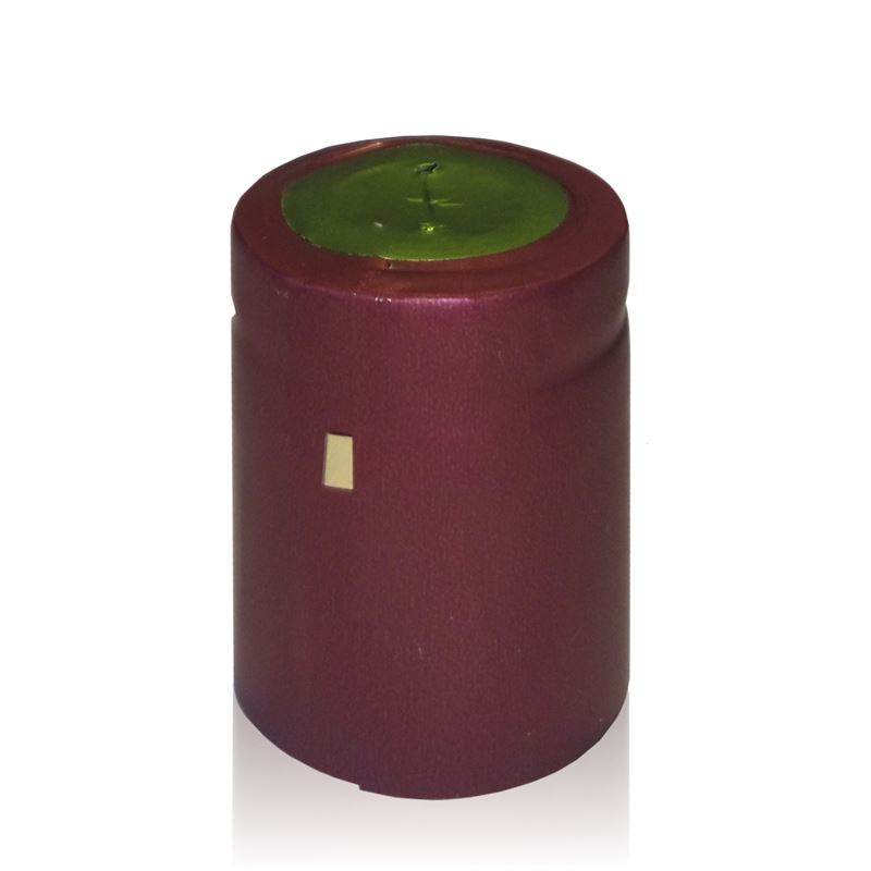 Capsule thermo-rétractable 32x41, plastique PVC, rouge foncé