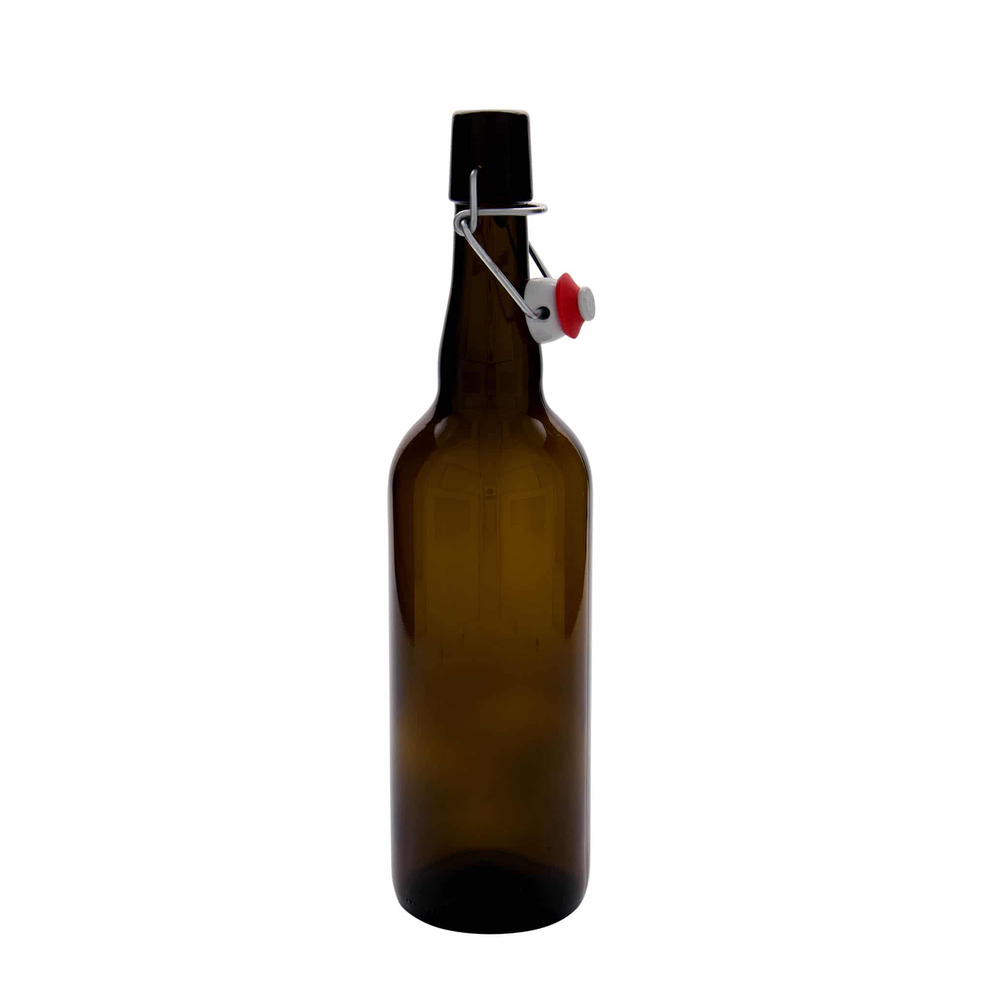 Bouteille de bière Belgique 750 ml, verre, brun, bouchage: bouchon mécanique