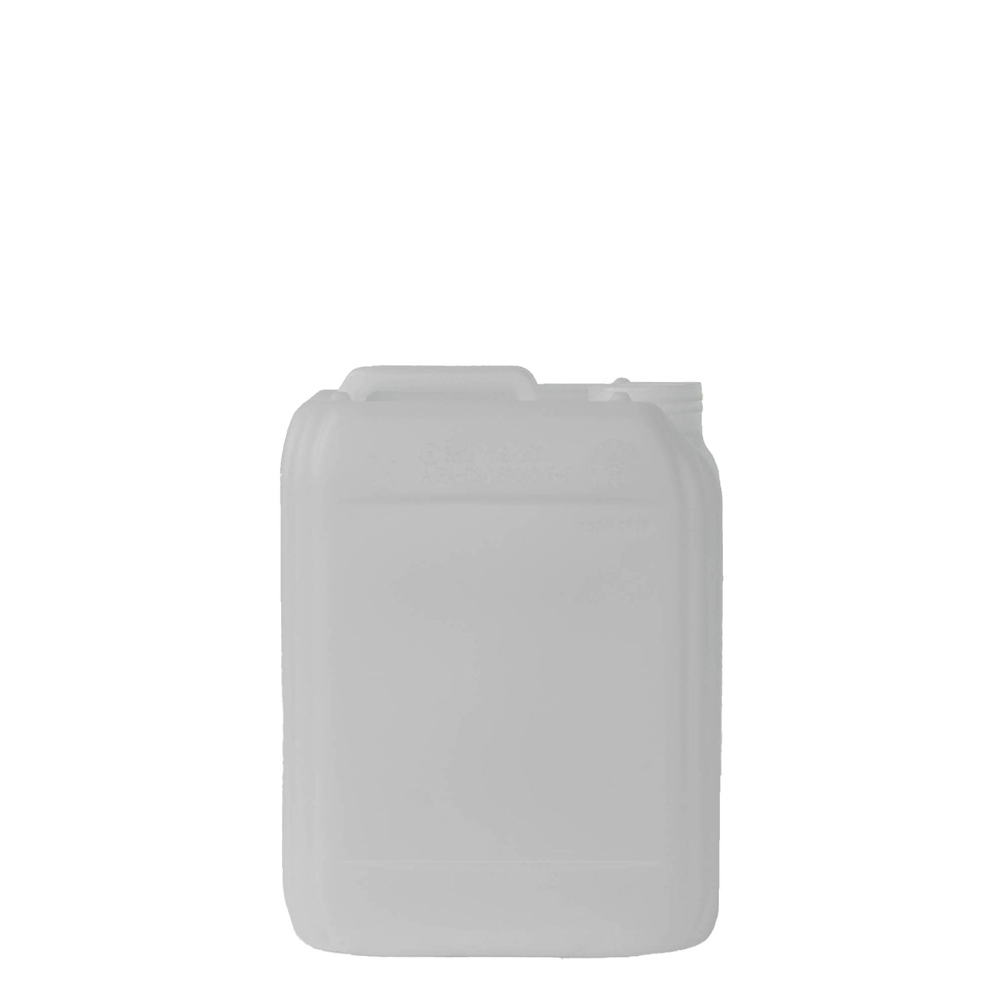 Bidon 5 l, rectangulaire, plastique PEHD, nature, bouchage: ND 55