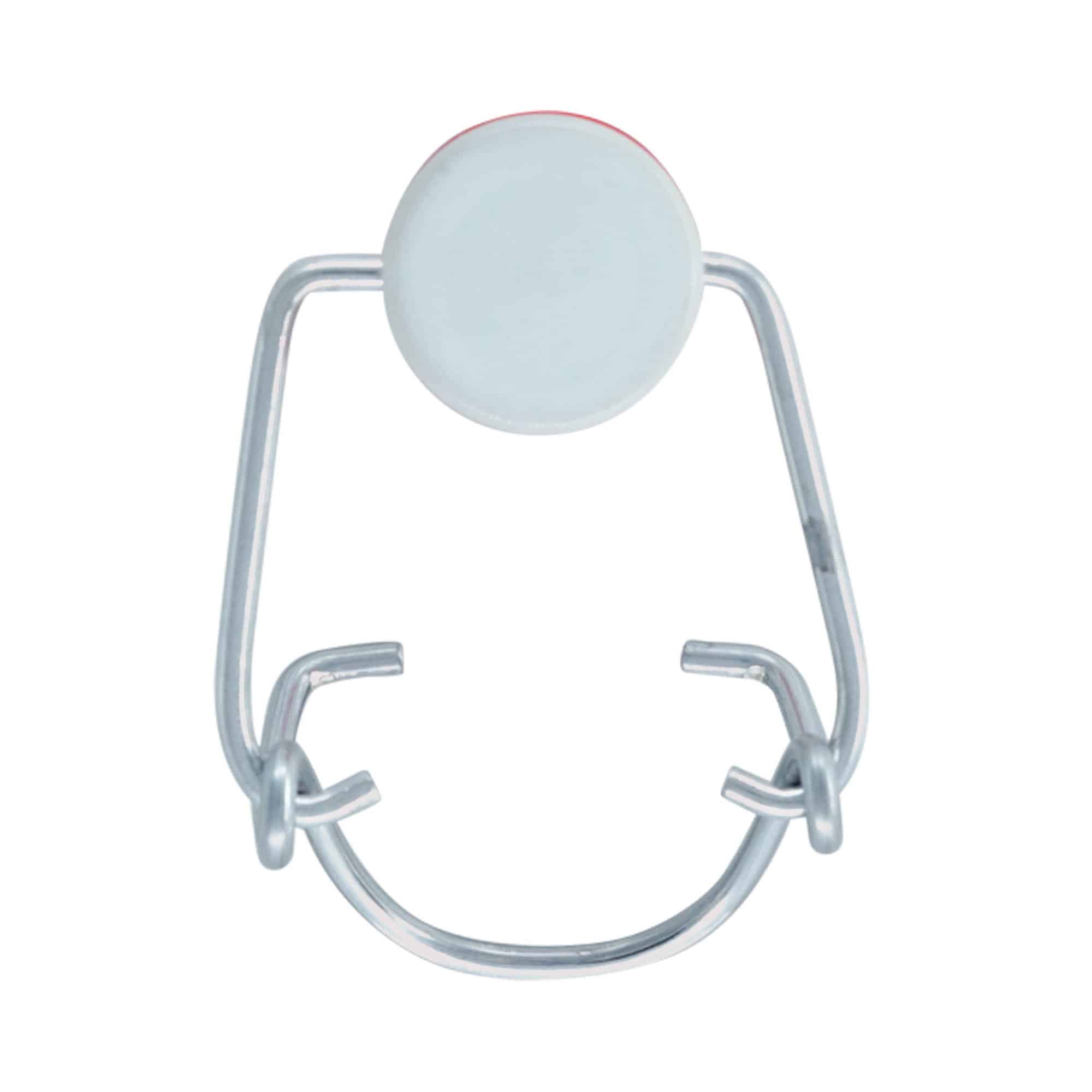 Bouchon mécanique standard, plastique, rouge-blanc