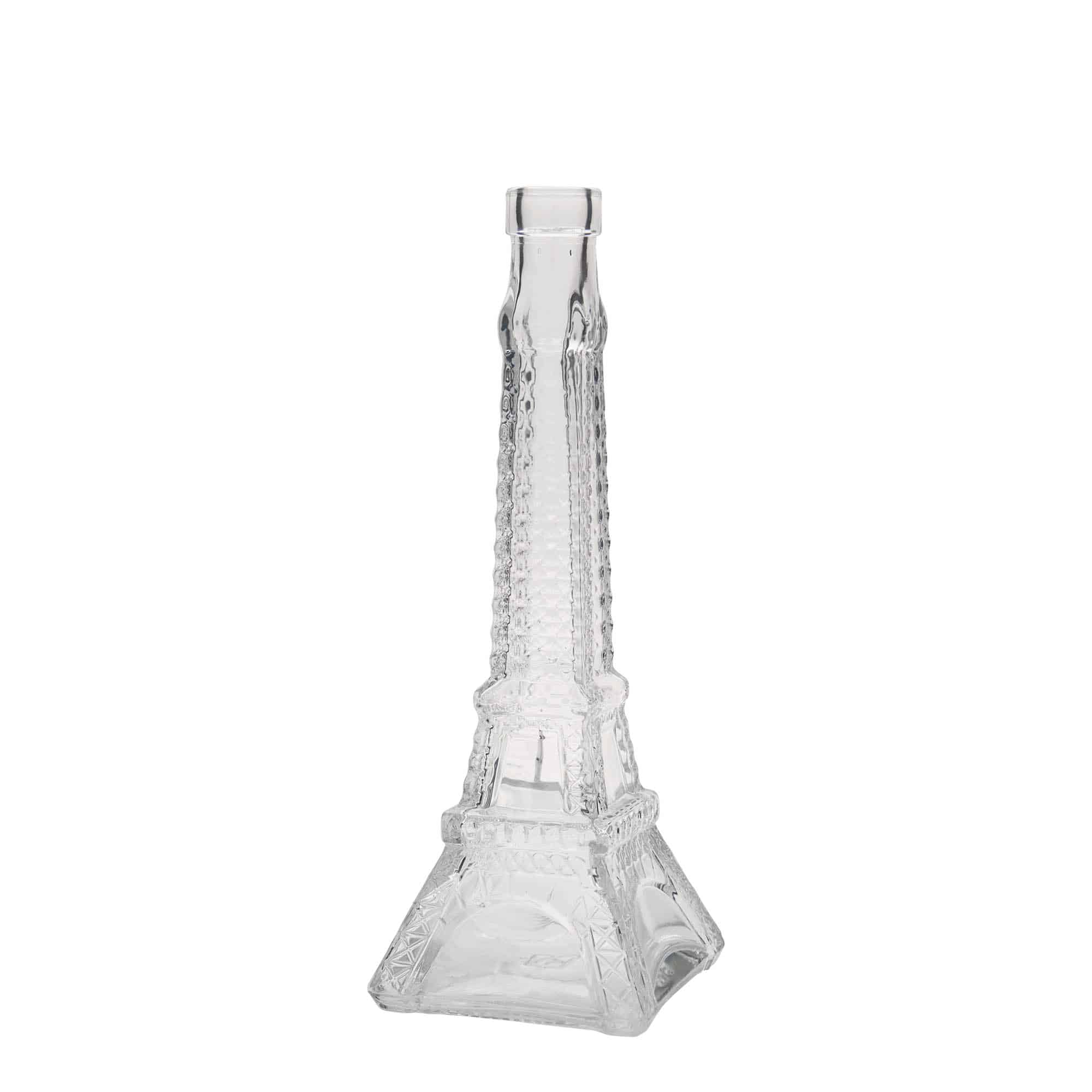 Bouteille en verre 200 ml 'Tour Eiffel', bouchage: bouchon