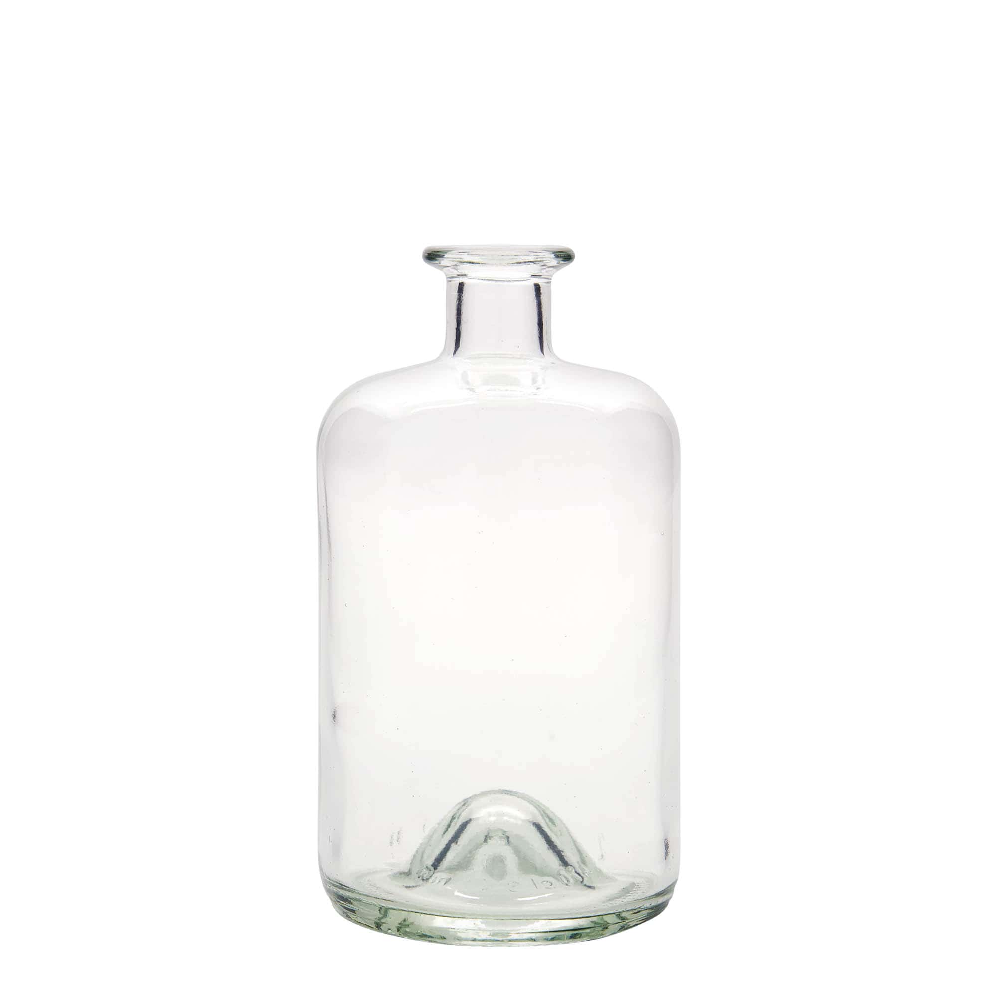 Bouteille en verre apothicaire 700 ml, bouchage: bouchon