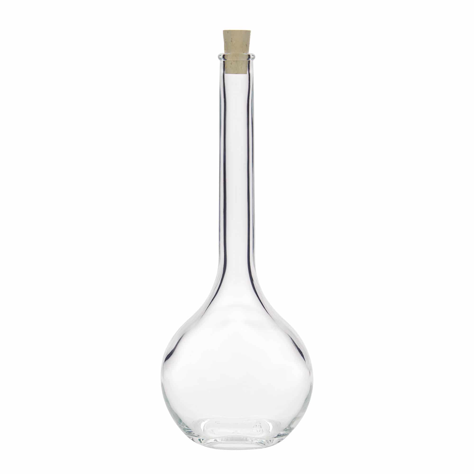 Bouteille en verre 500 ml 'Contessa', ovale, bouchage: bouchon