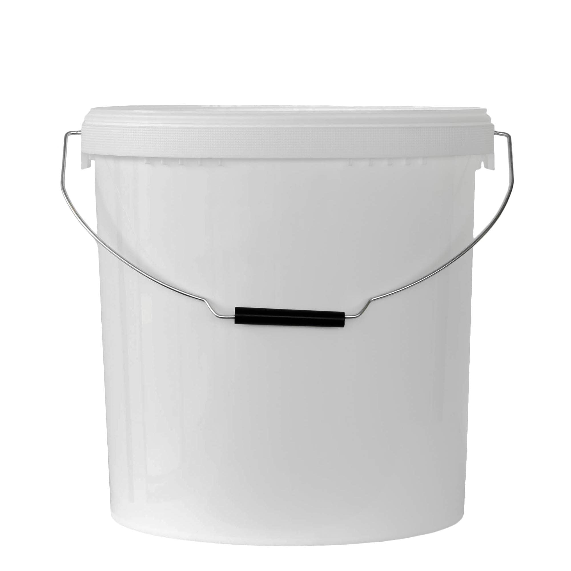 Seau 20 l, plastique PP, blanc