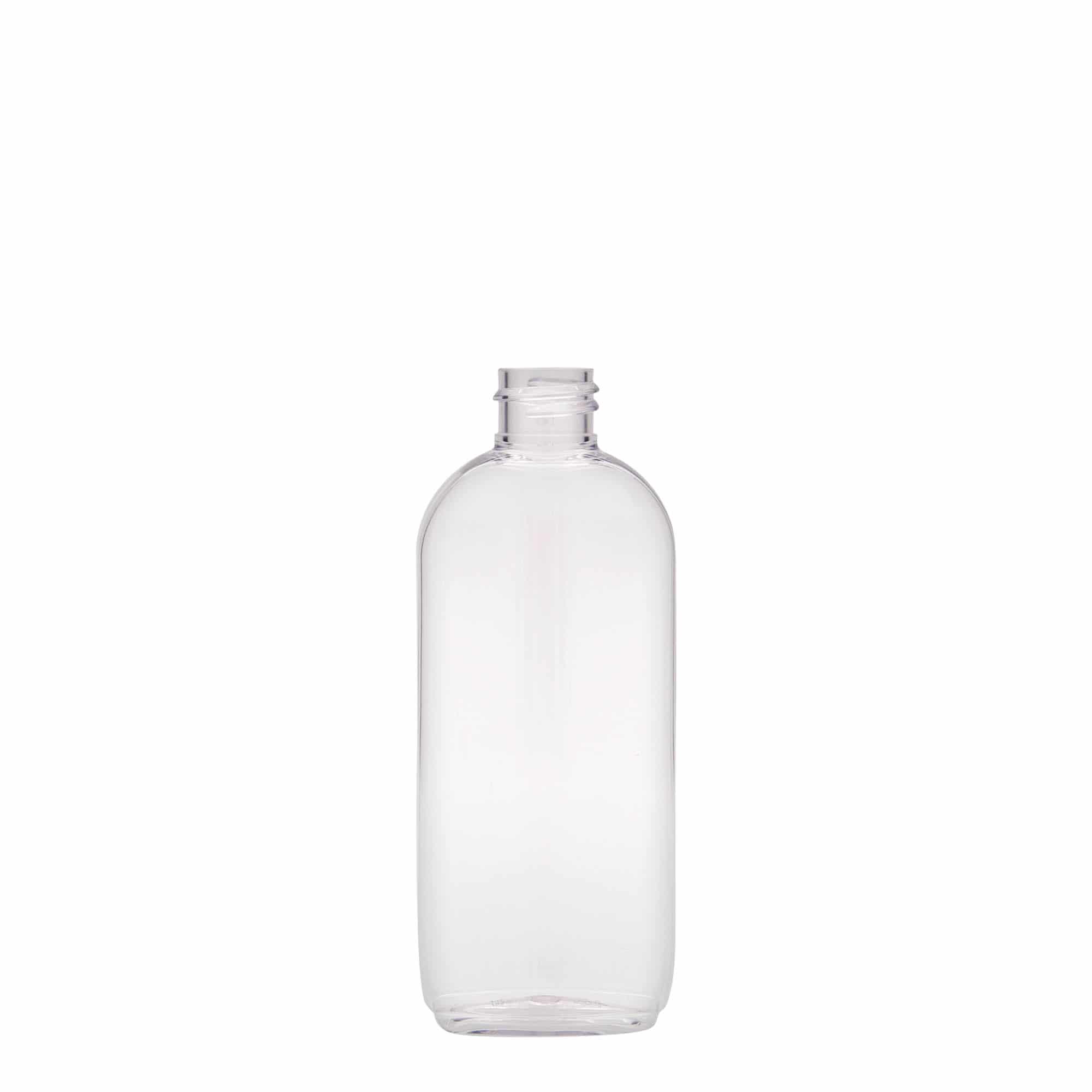 Bouteille en PET 100 ml 'Iris', ovale, plastique, bouchage: GPI 20/410