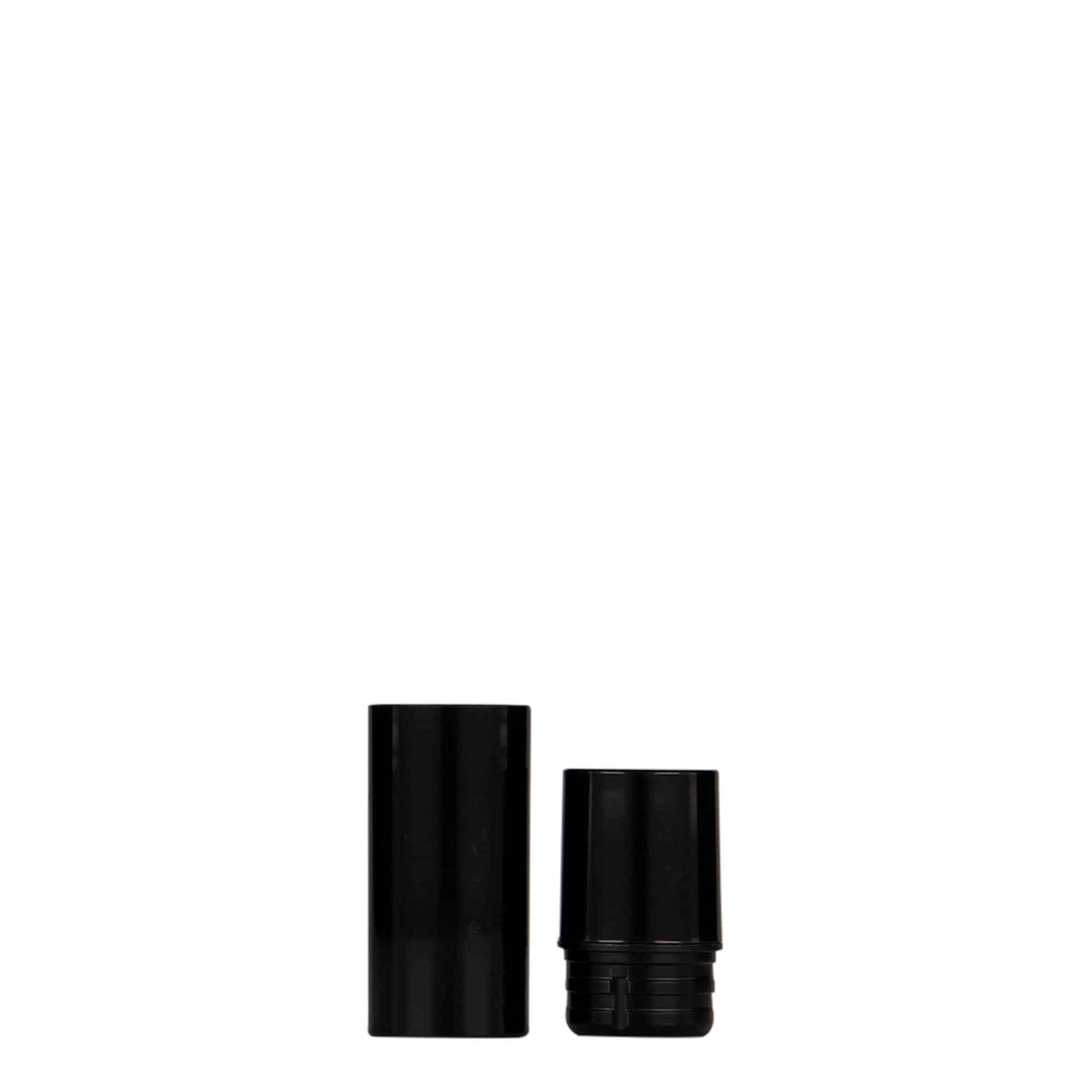 Flacon airless 5 ml 'Nano', plastique PP, noir