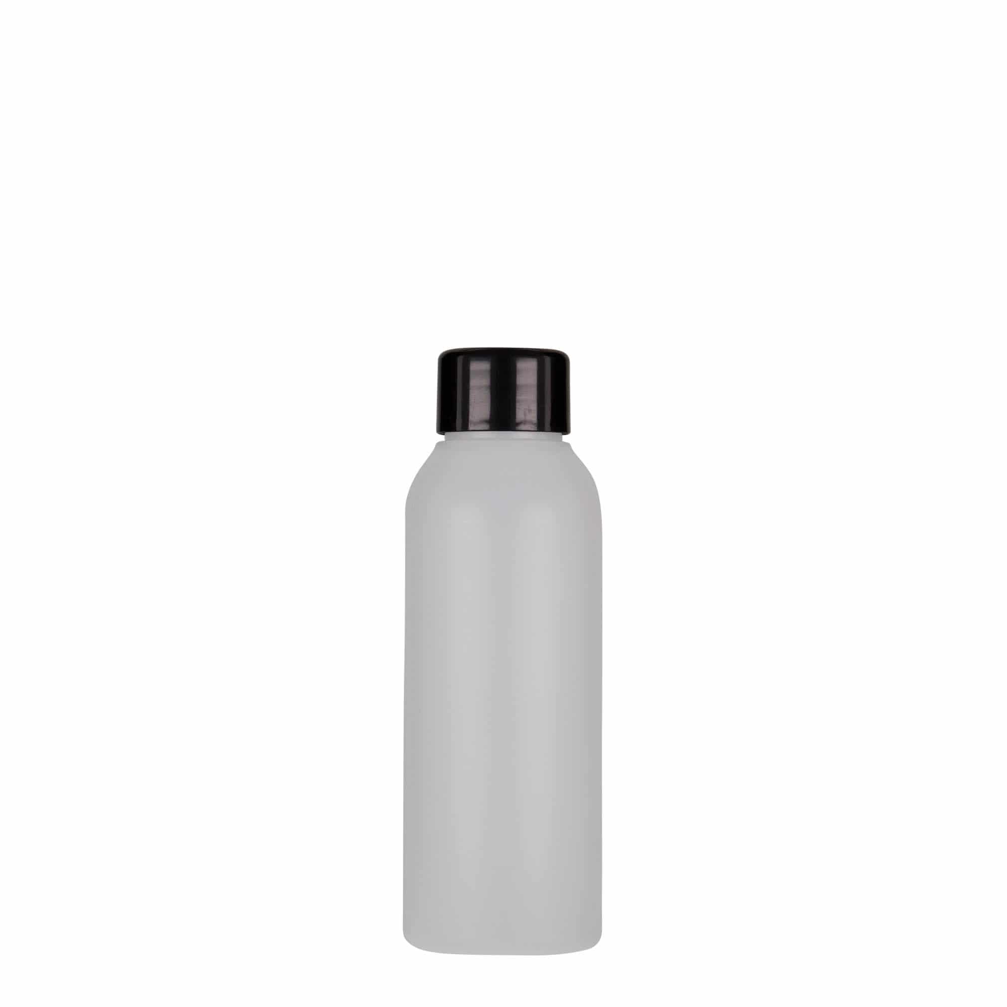 Bouteille en plastique 100 ml 'Tuffy', PEHD, nature, bouchage: GPI 24/410