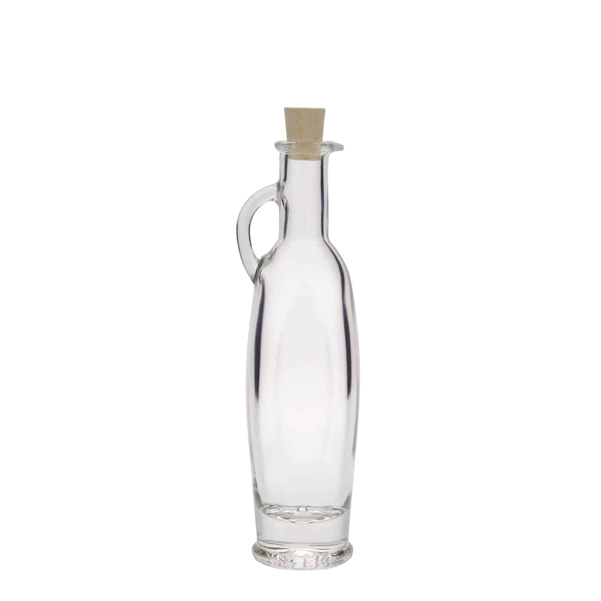 Bouteille en verre 100 ml 'Eleganta', ovale, bouchage: bouchon