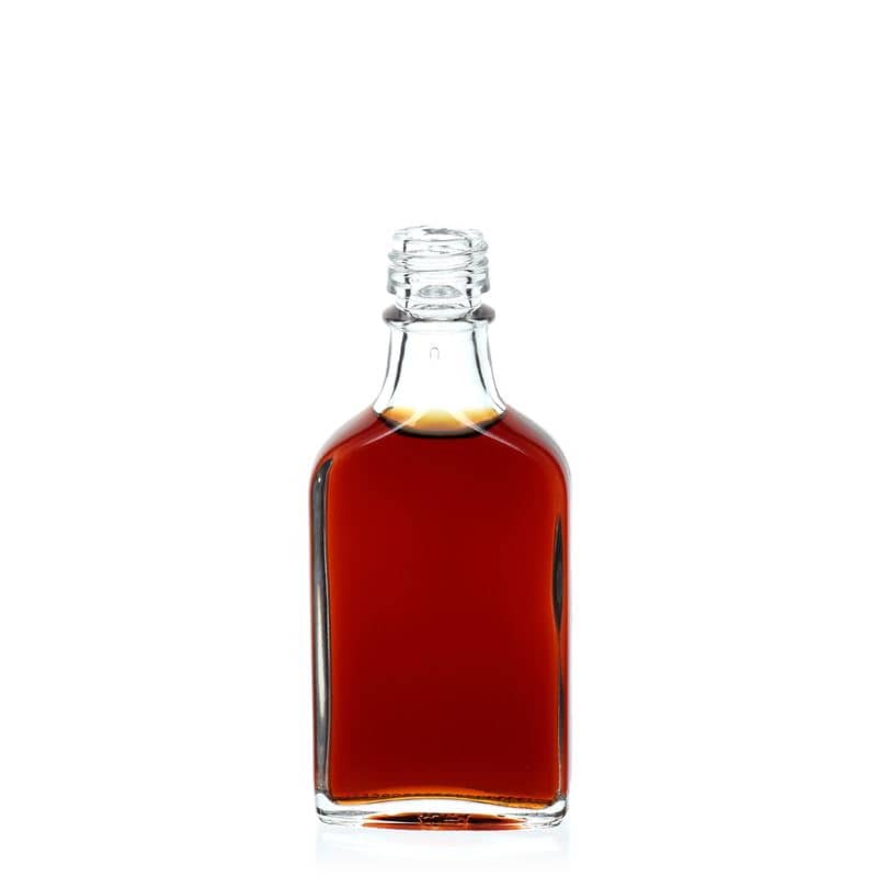 Flasque 40 ml, rectangulaire, bouchage: PP 18