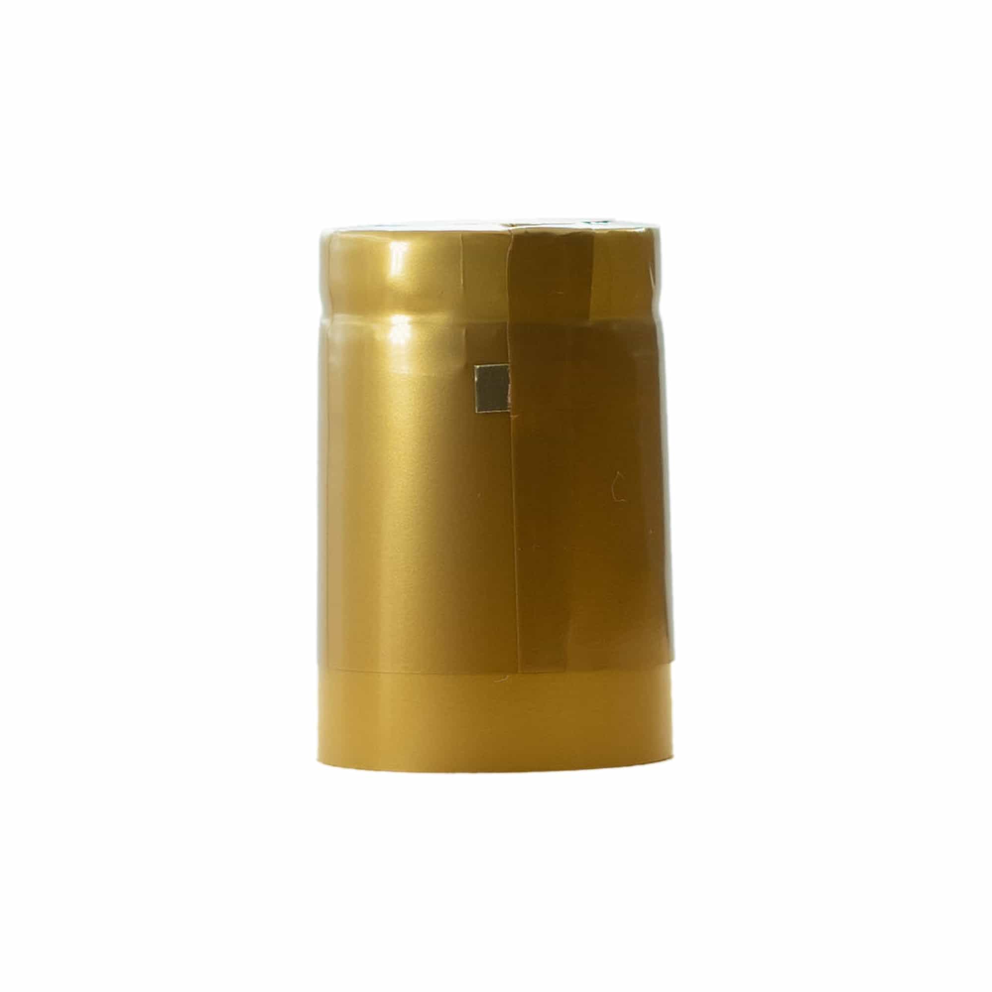 Capsule thermo-rétractable 32x41, plastique PVC, doré