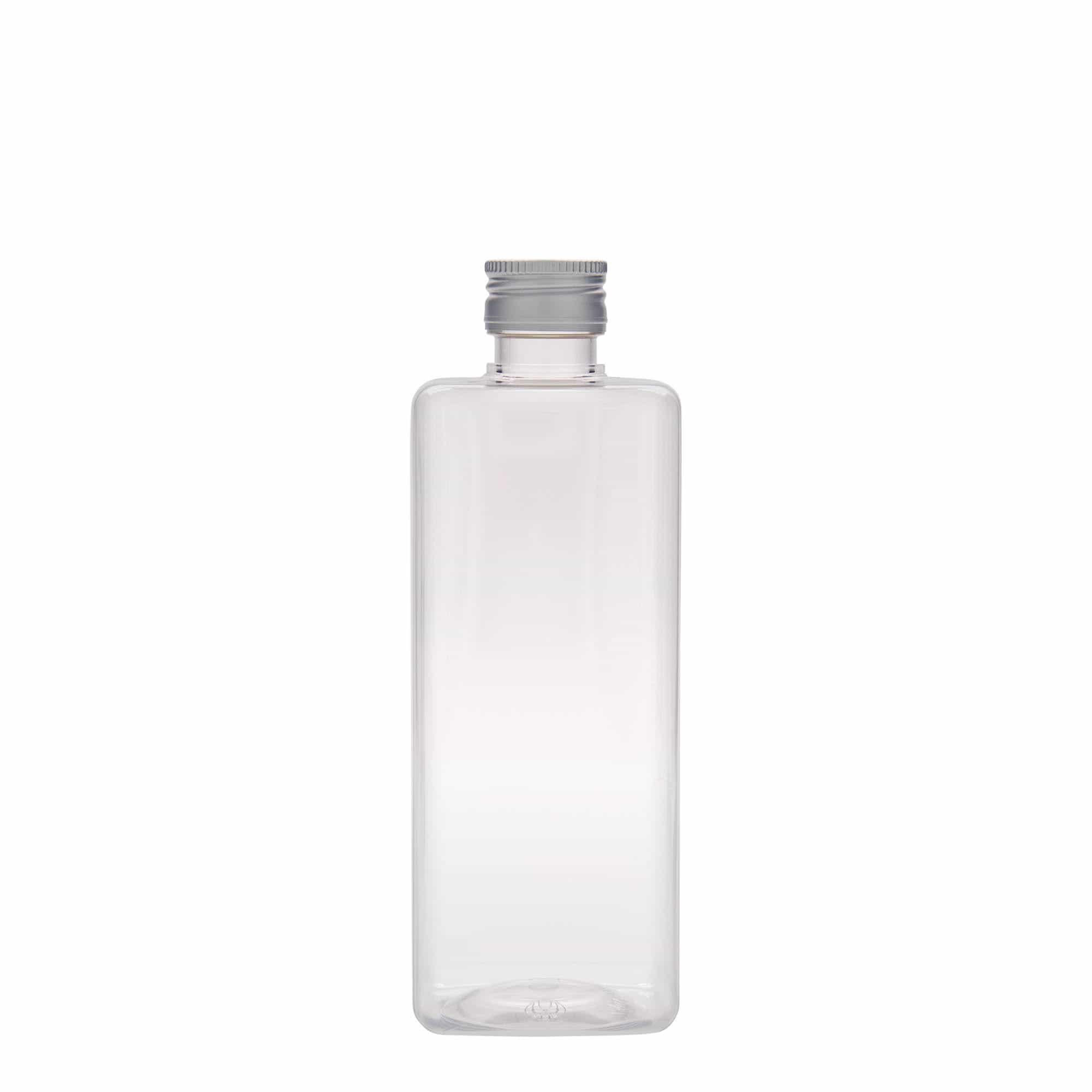 Bouteille en PET 500 ml 'Karl', carrée, plastique, bouchage: PP 28