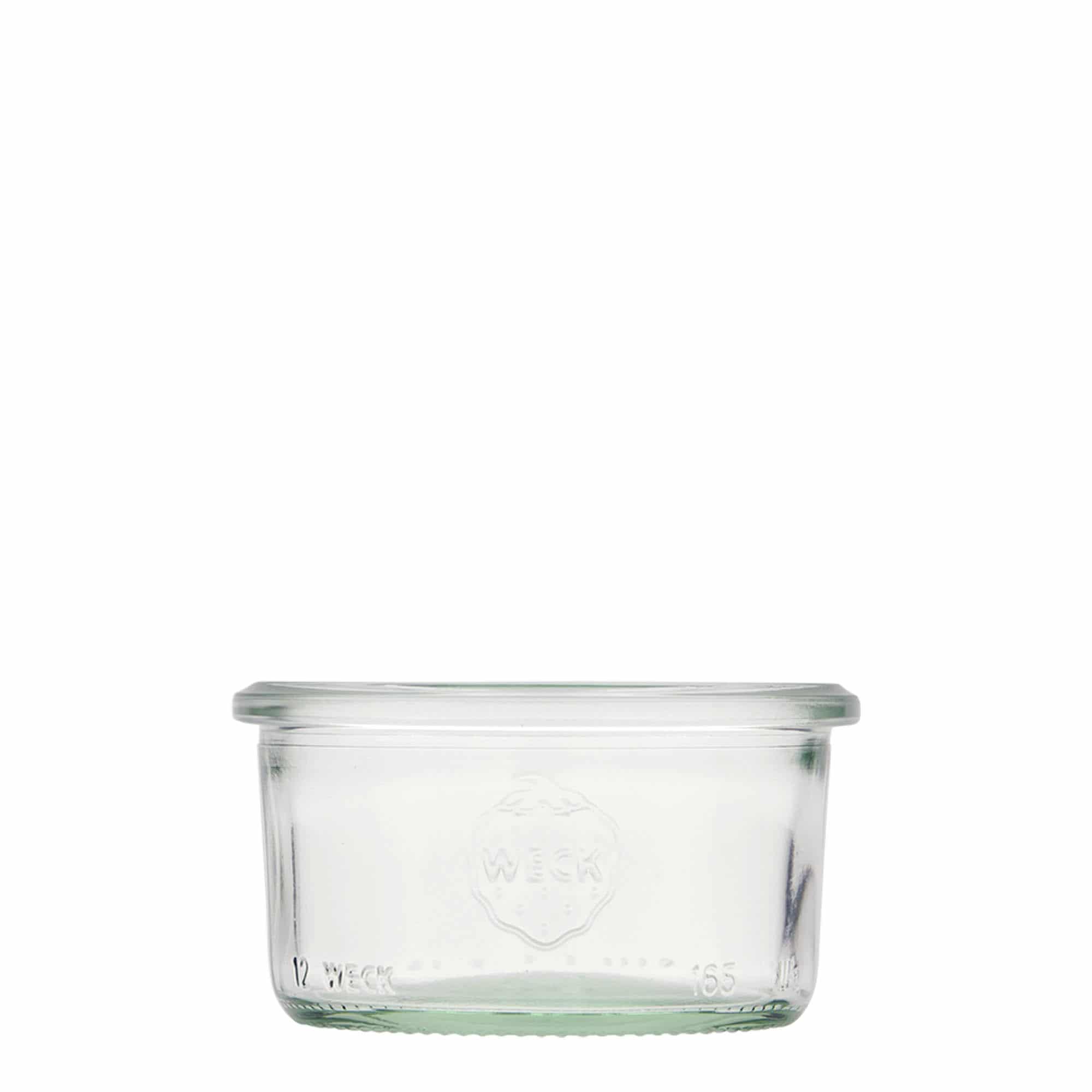 Verrine WECK 165 ml, bouchage: bords arrondis