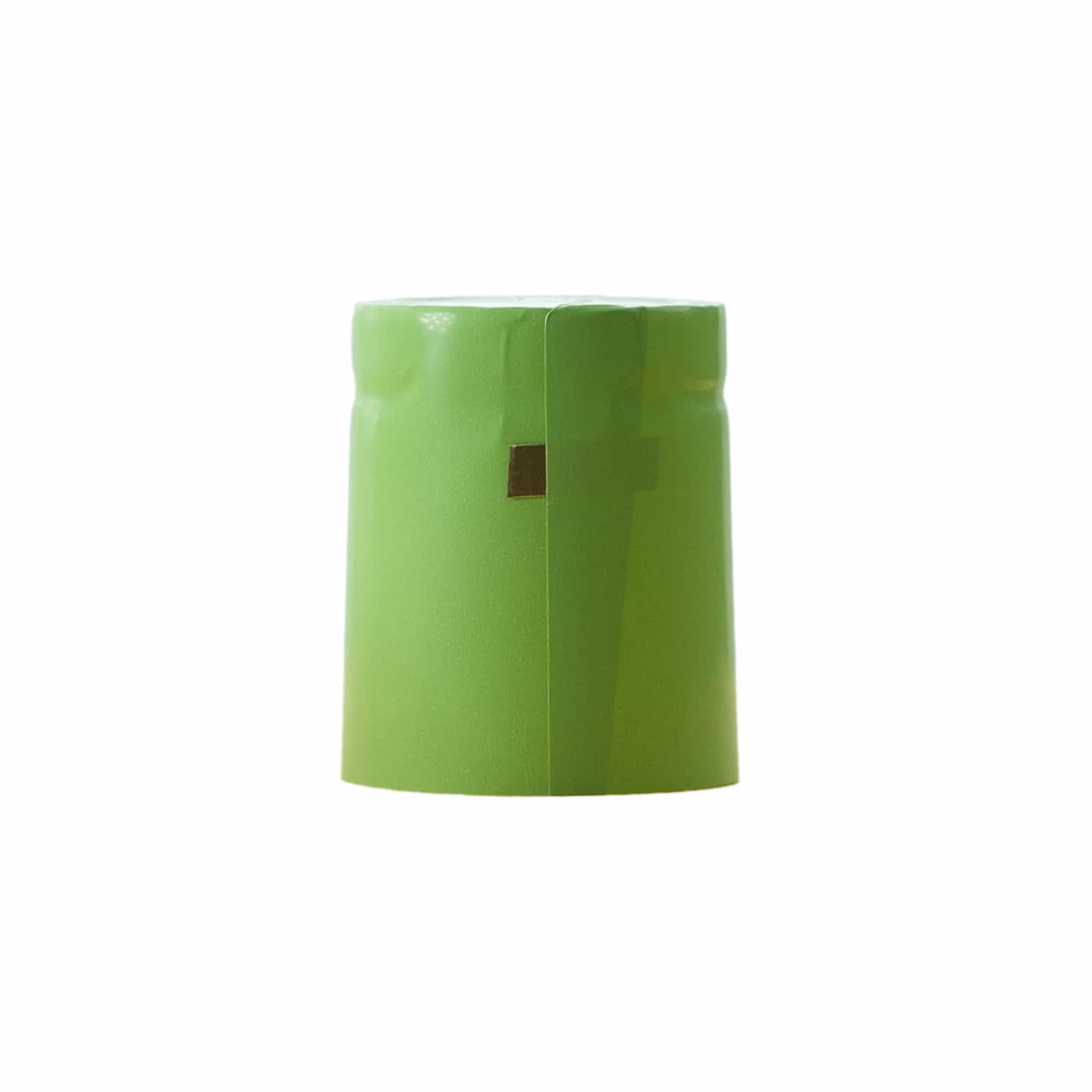 Capsule thermo-rétractable 32x41, plastique PVC, vert tilleul
