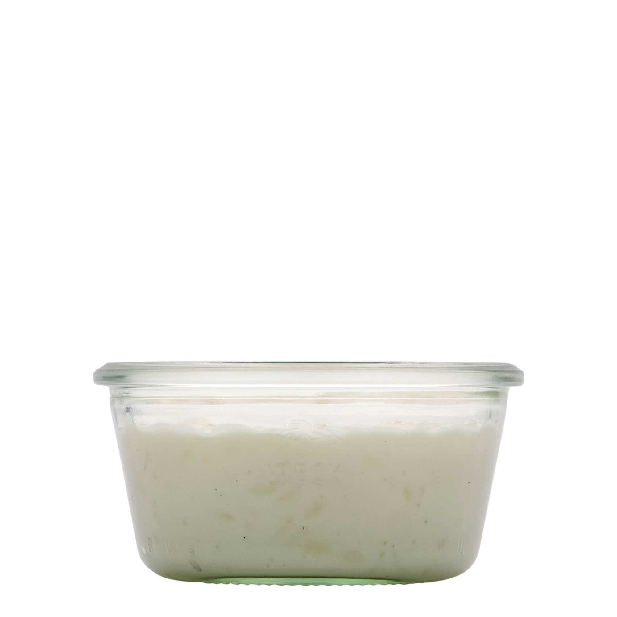 Verrine WECK 290 ml, bouchage: bords arrondis