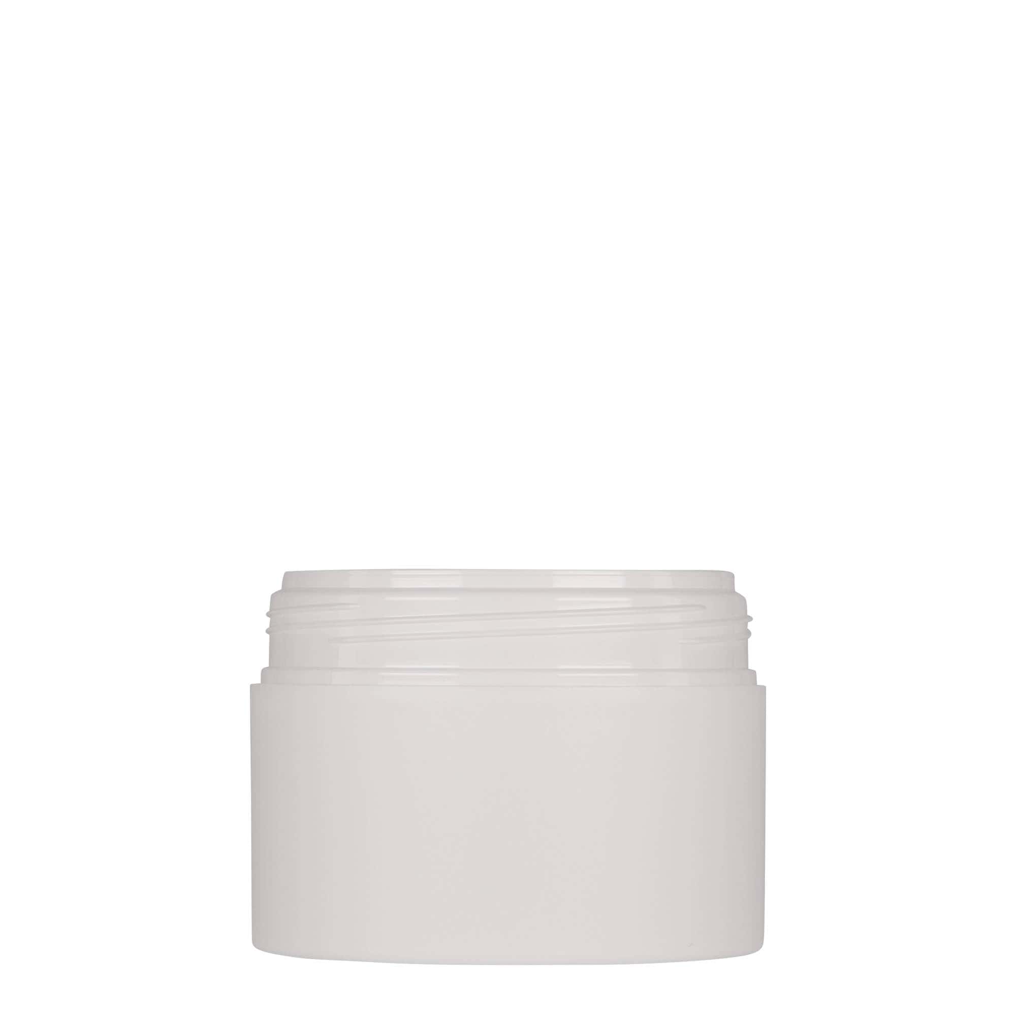 Boîte en plastique 150 ml 'Antonella', PP, blanche, bouchage: Bougage à vis