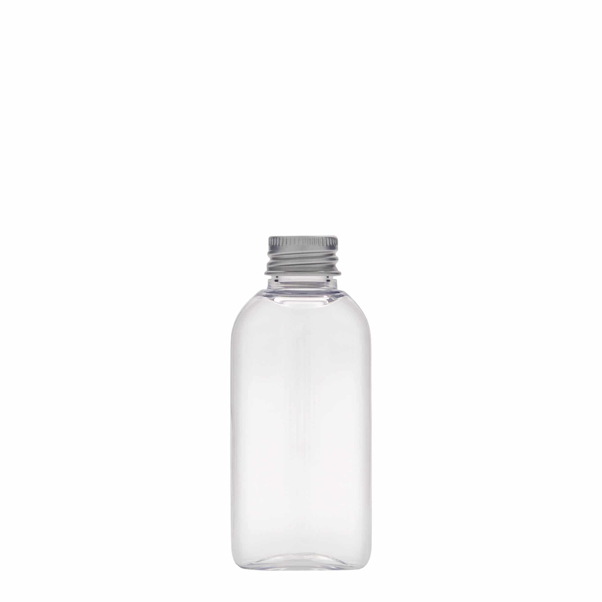 Bouteille en PET 50 ml 'Iris', ovale, plastique, bouchage: 20/410