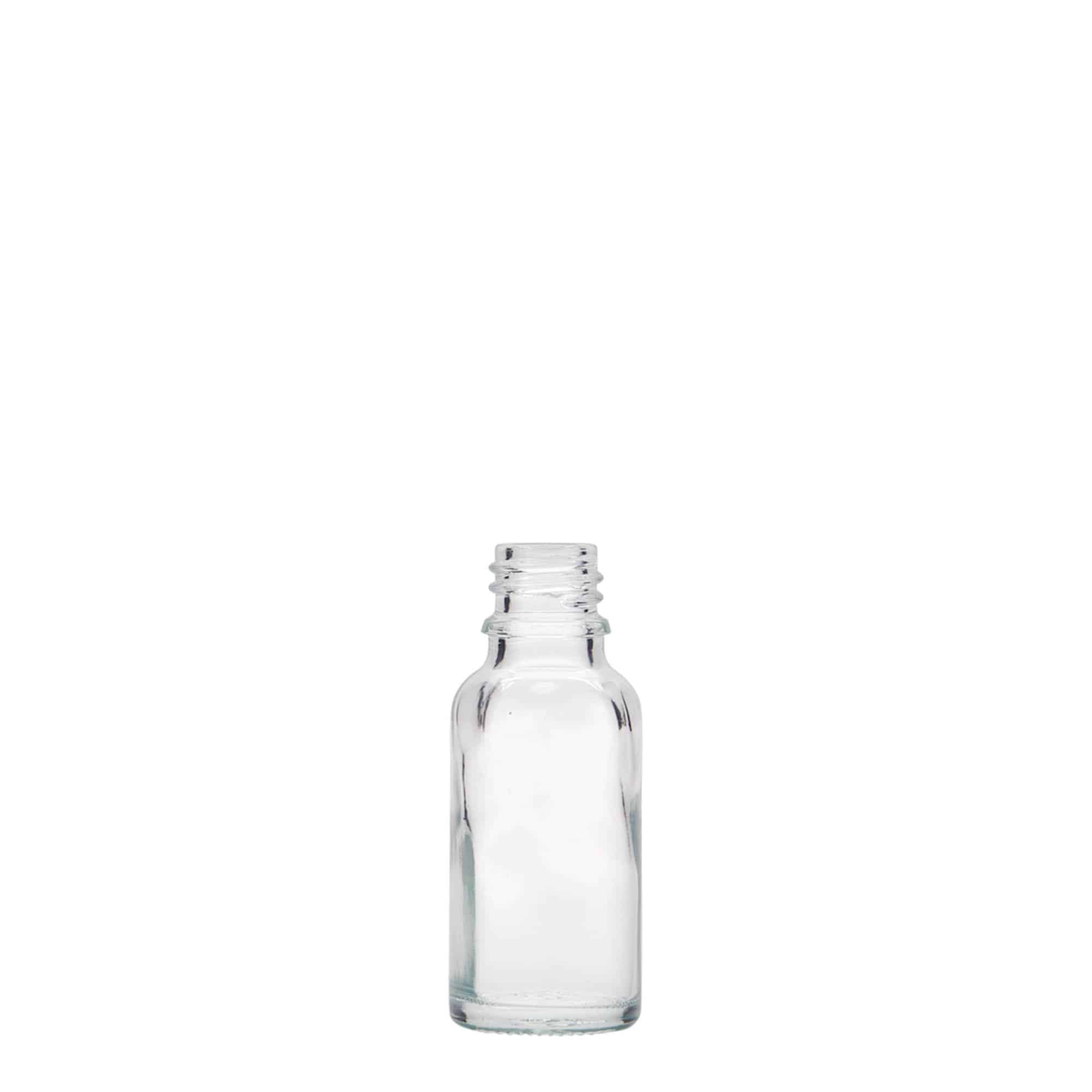 Flacon pharmaceutique 20 ml, verre, bouchage: DIN 18