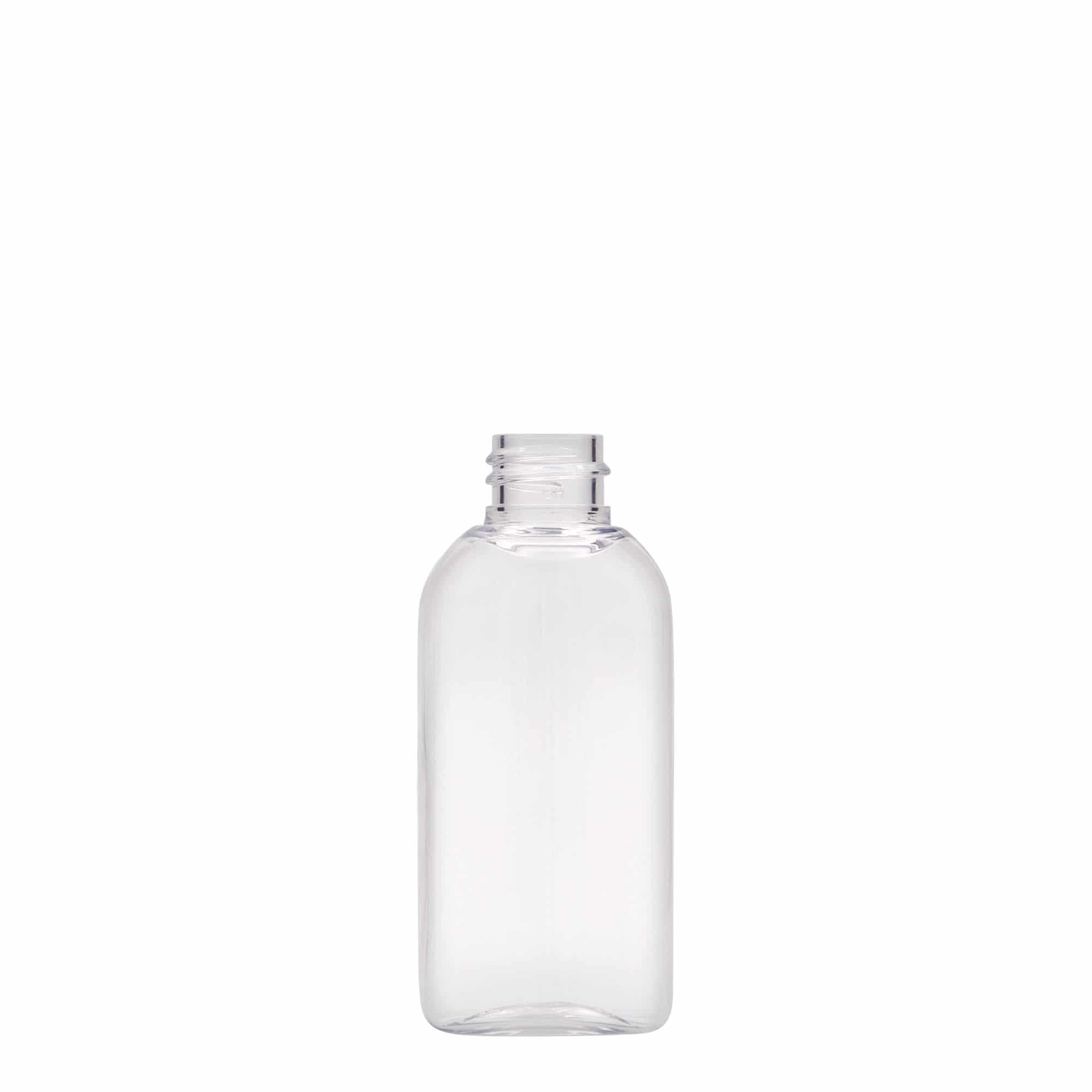 Bouteille en PET 50 ml 'Iris', ovale, plastique, bouchage: 20/410