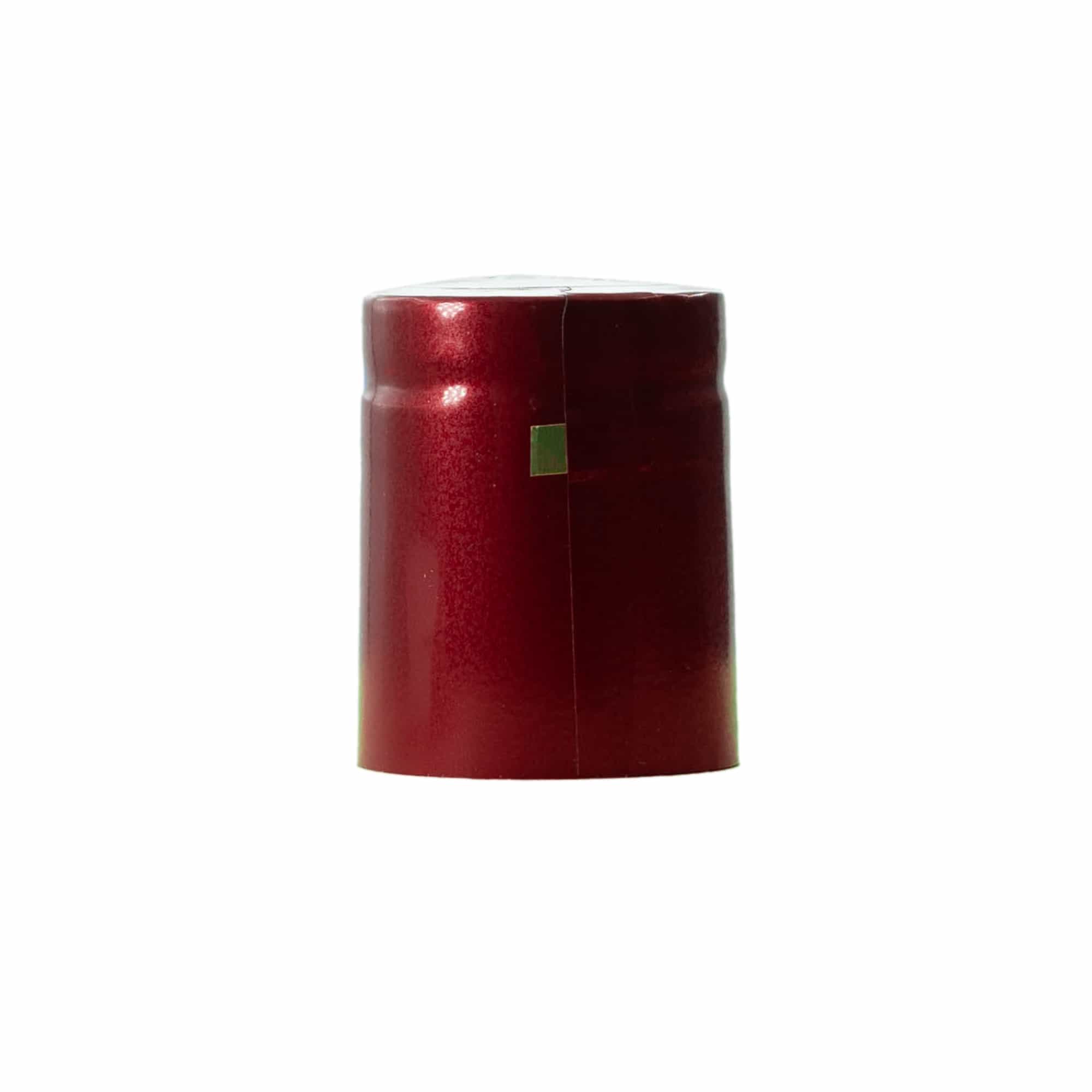 Capsule thermo-rétractable 32x41, plastique PVC, rouge bordeaux