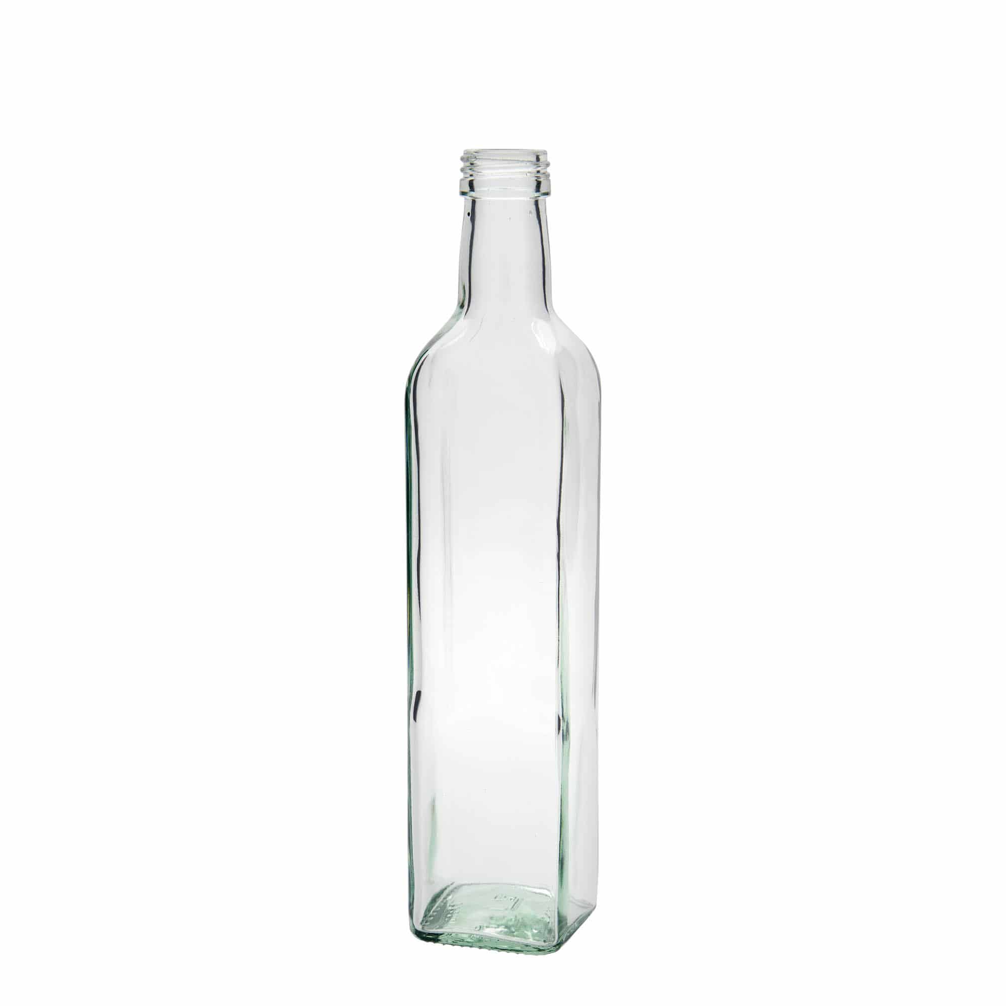Bouteille en verre 500 ml 'Marasca', carrée, bouchage: PP 31,5